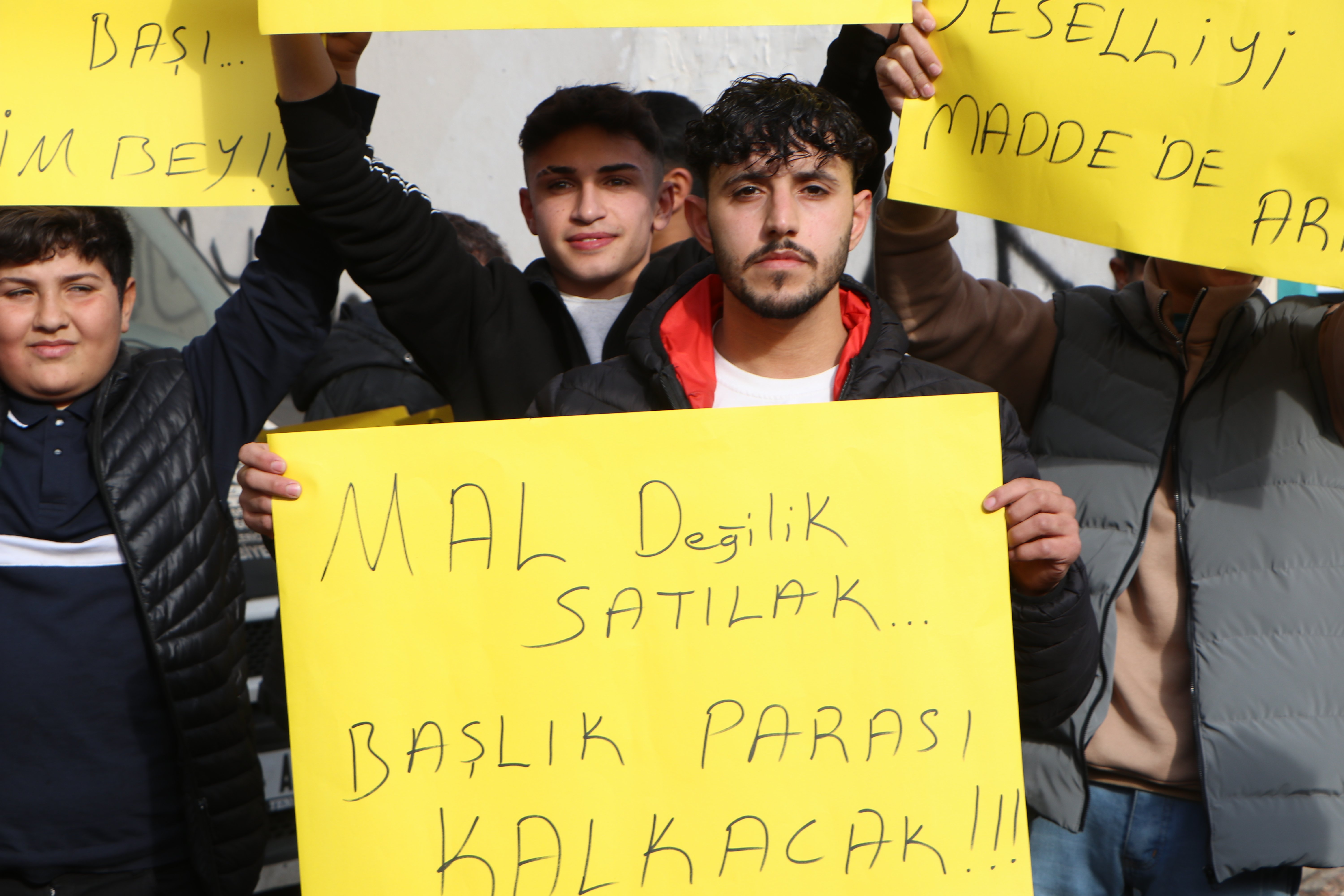 Adana başlık parası geleneği protesto