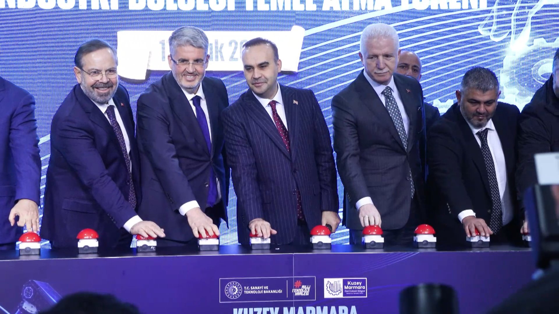 Bakan Mehmet Fatih Kacır Kuzey Marmara Endüstri Bölgesi Temel Atma Töreni