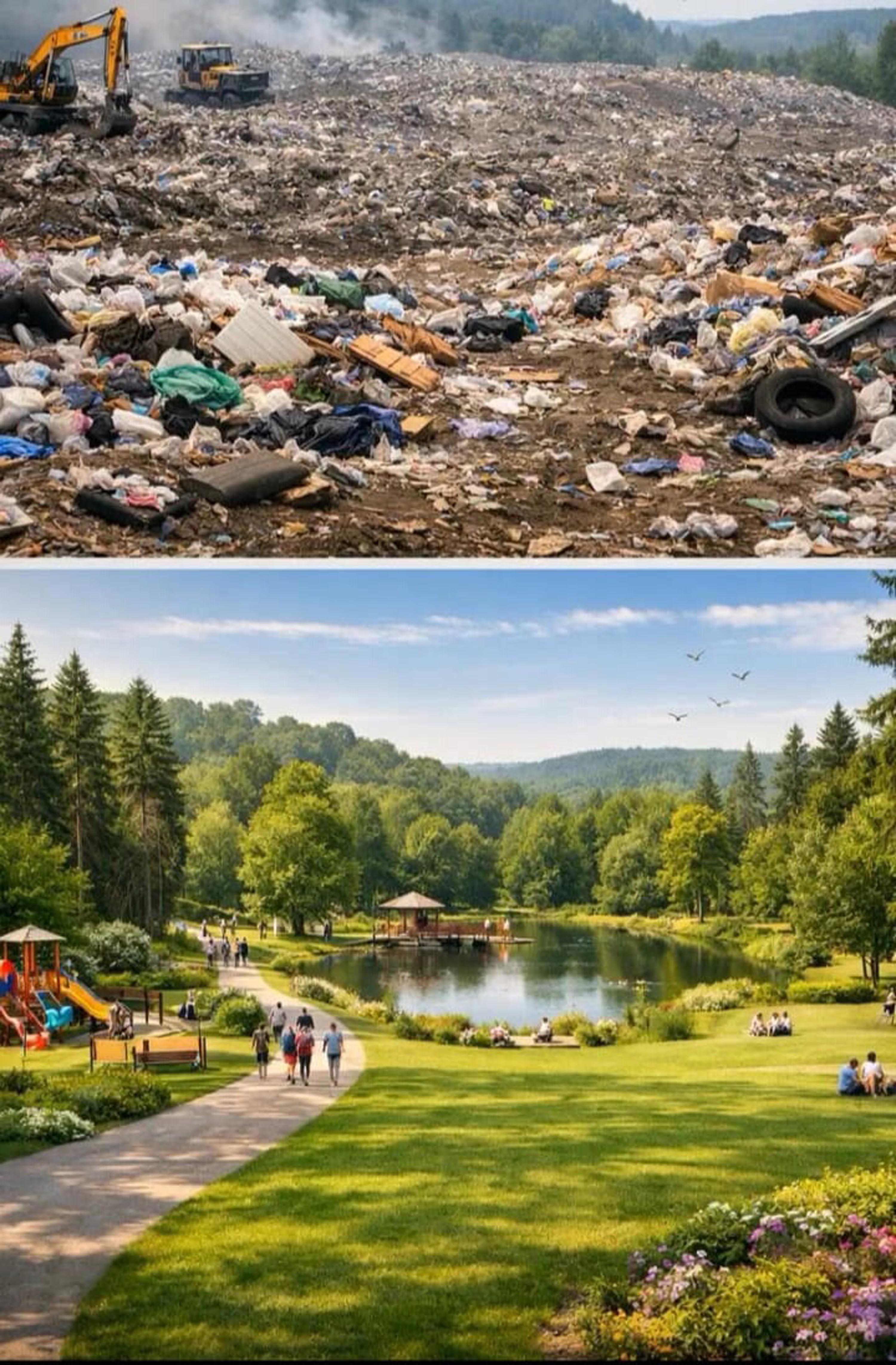 Harmandalı çöplüğü yeşil alan vizyonu