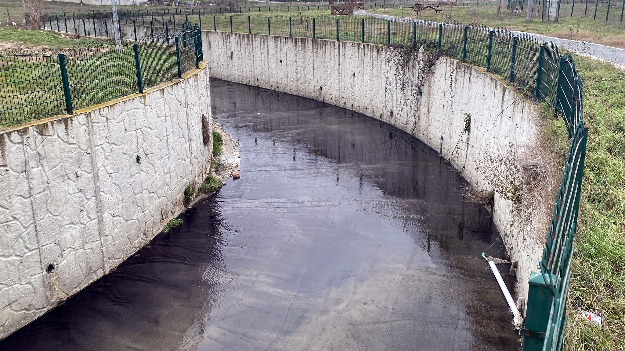 Siyah akan Karaağaç Deresi