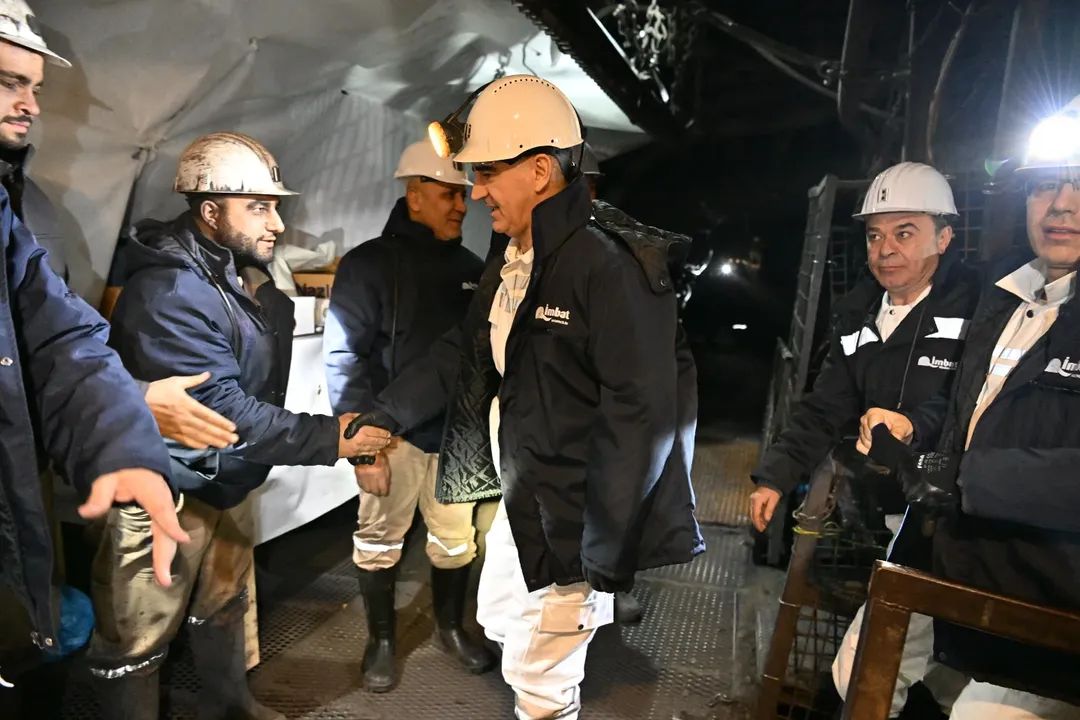 Manisa Valisi Vahdettin Özkan madenci ziyareti