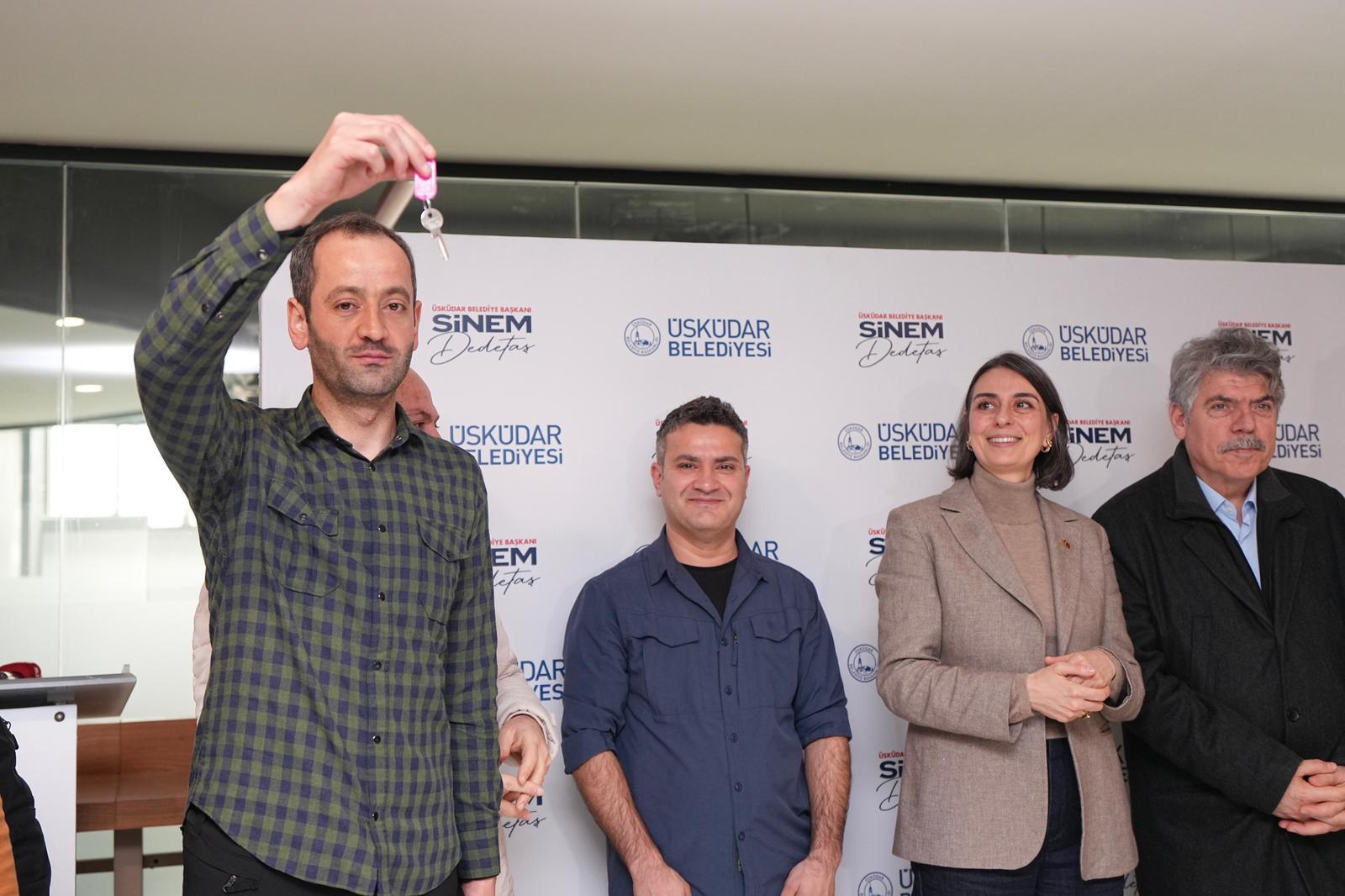 Basın odasının çalışma alanı