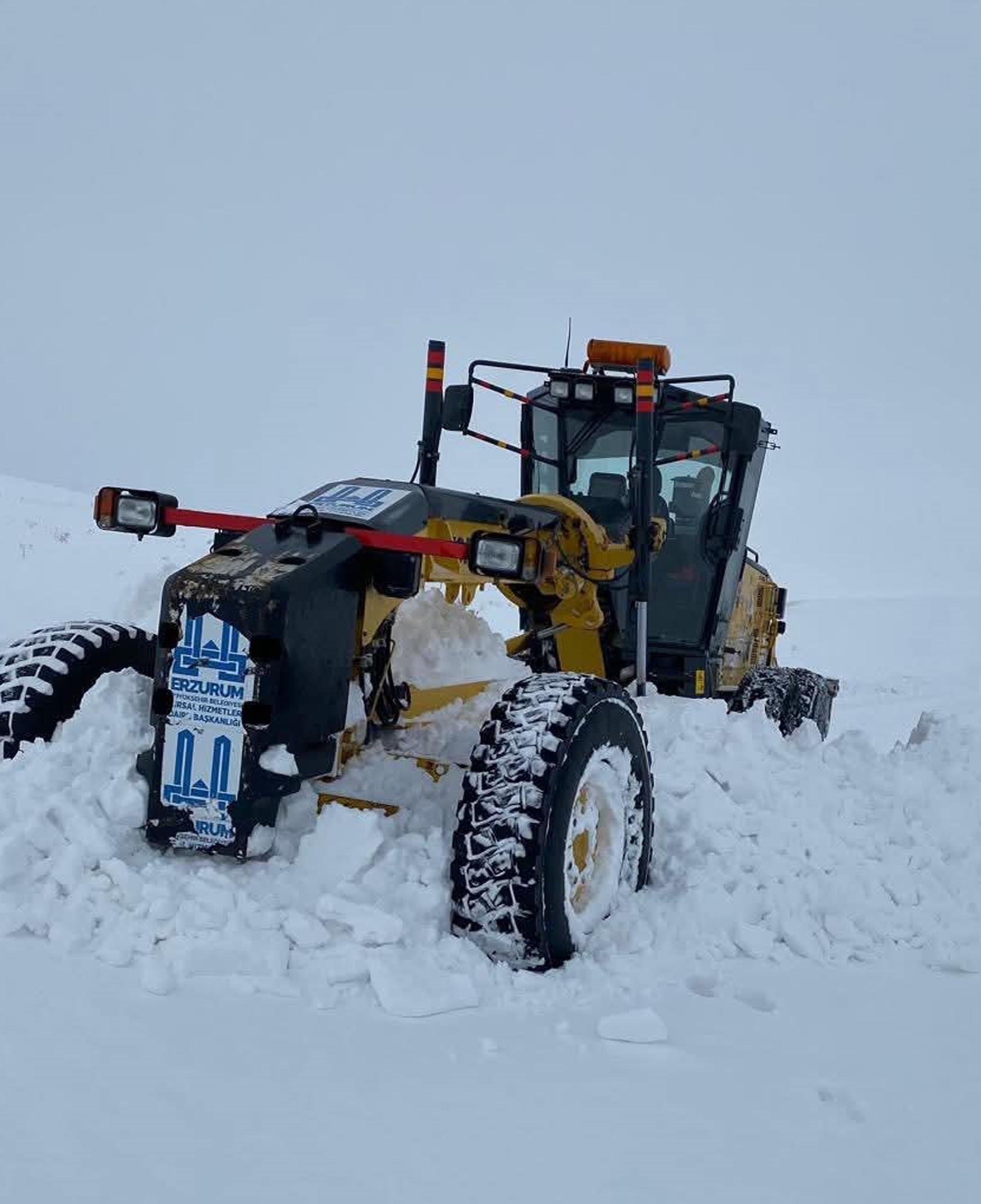 Doğu Anadolu kar afeti yerel yönetim çalışması