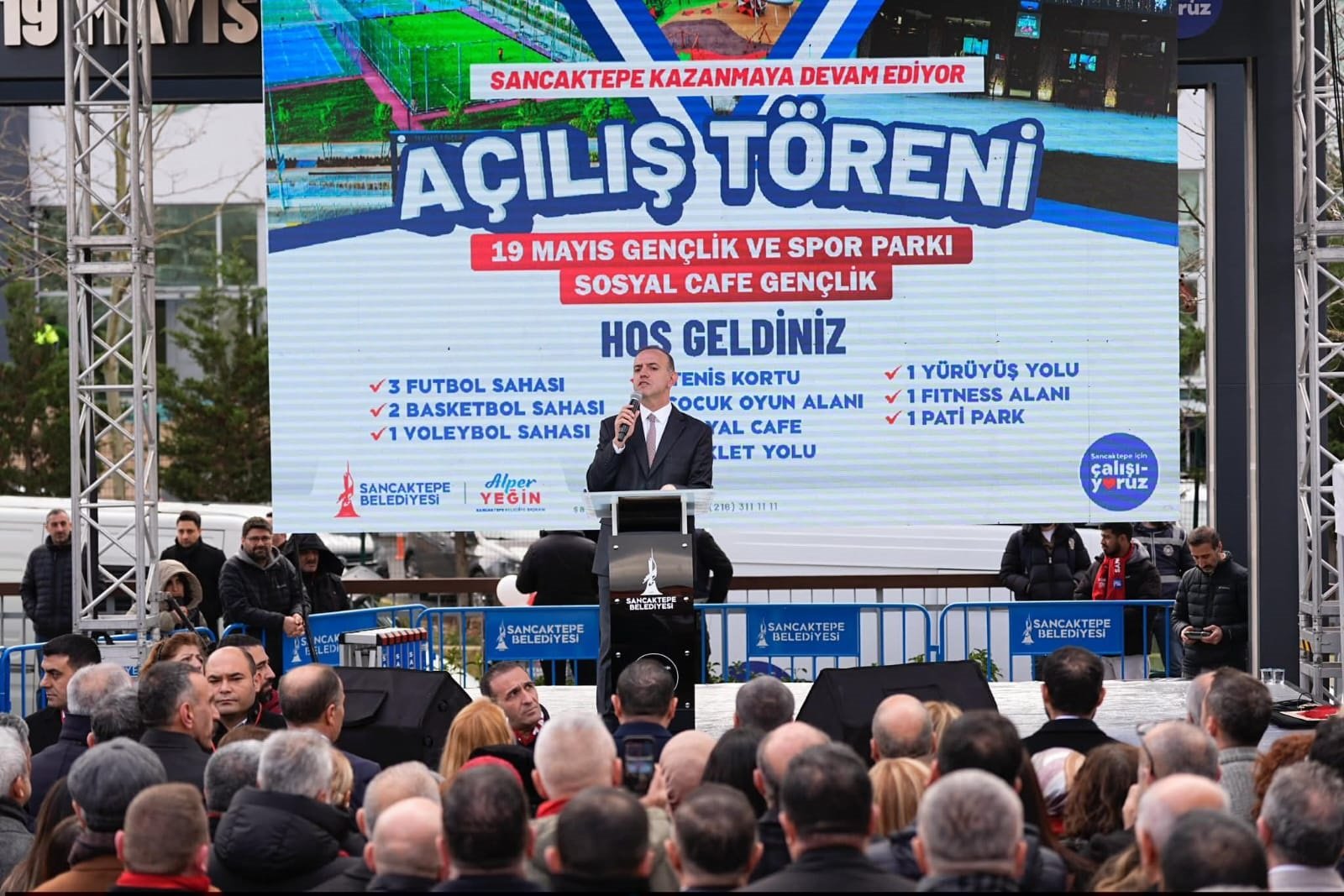 Sancaktepe Spor Parkı açılış töreni