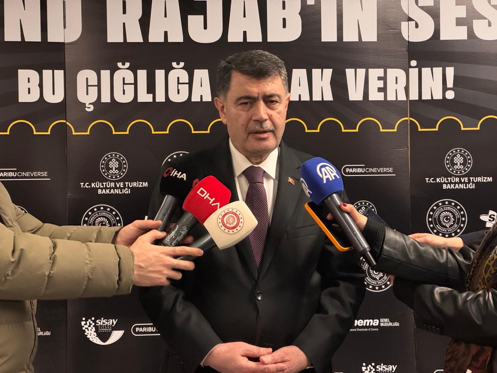 Ankara Valisi Vasip Şahin Hind Rajab Filmi Gösterimi
