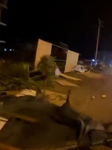 Samsun fırtınası çatı uçması