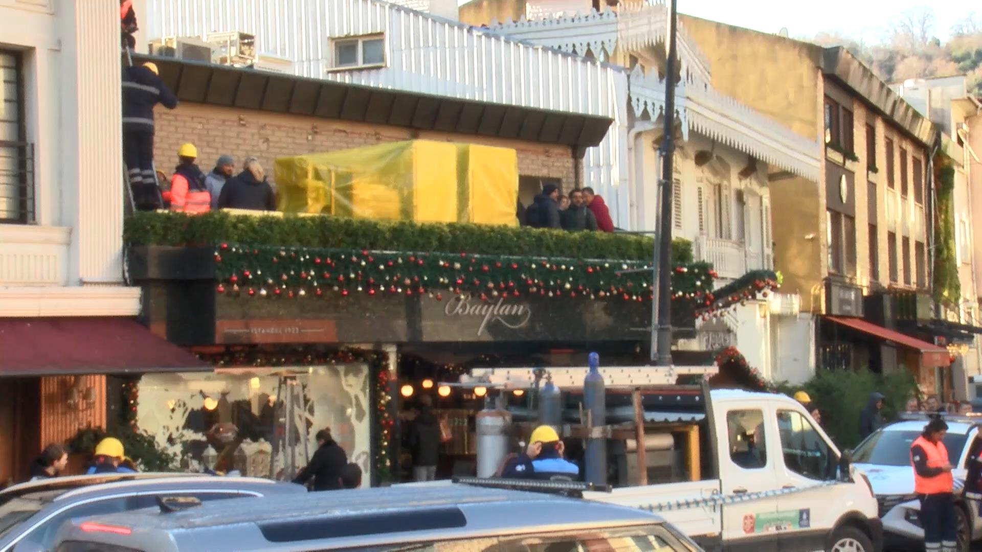 İBB ekipleri Baylan Pastanesi inceleme