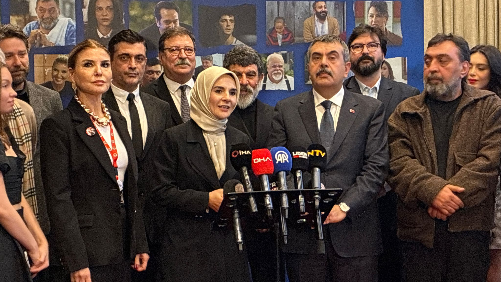 Aile ve Sosyal Hizmetler Bakanı Mahinur Özdemir Göktaş konuşma yapıyor