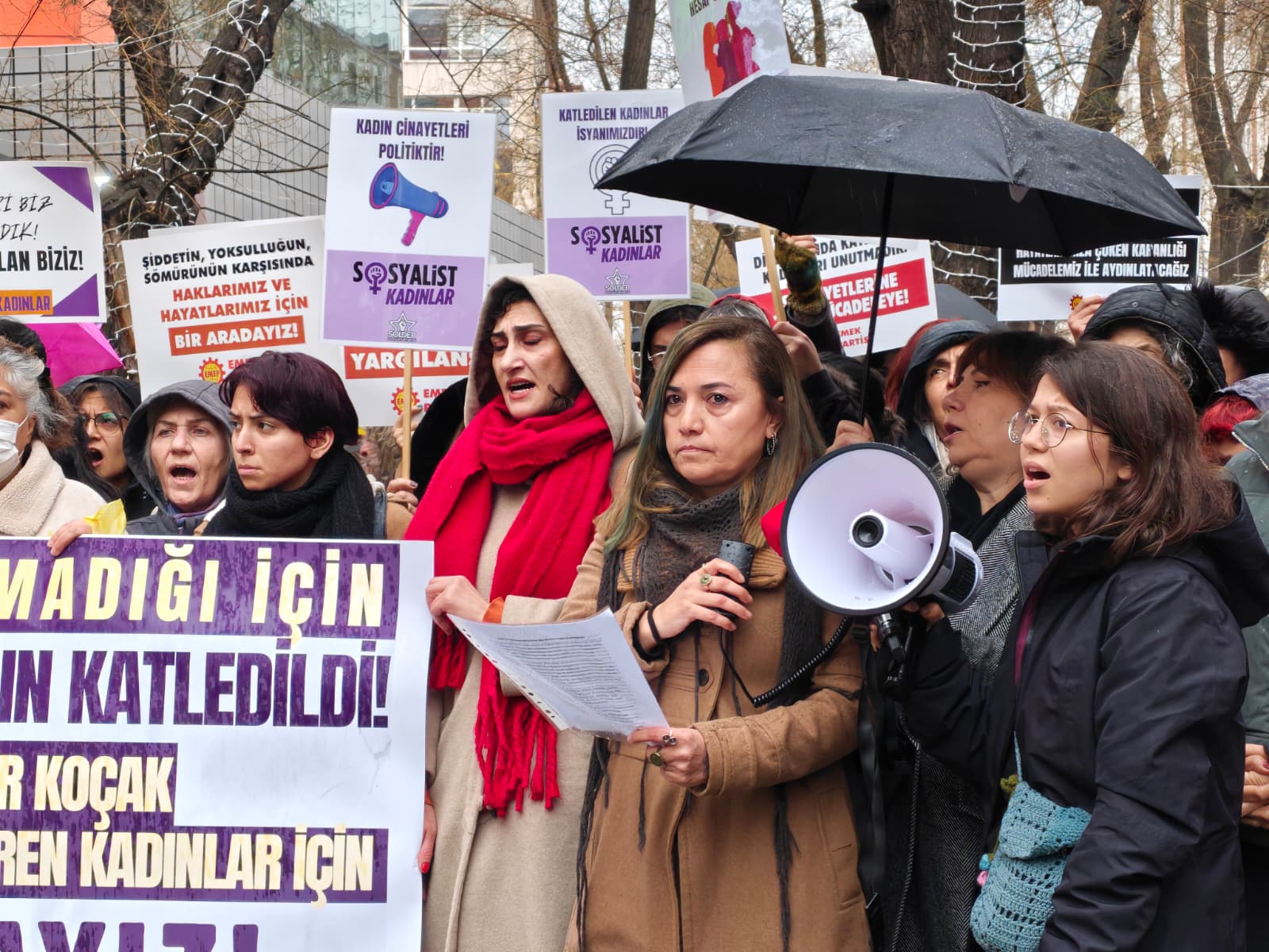 Ankara Kadın Platformu protestosu kadın cinayetleri