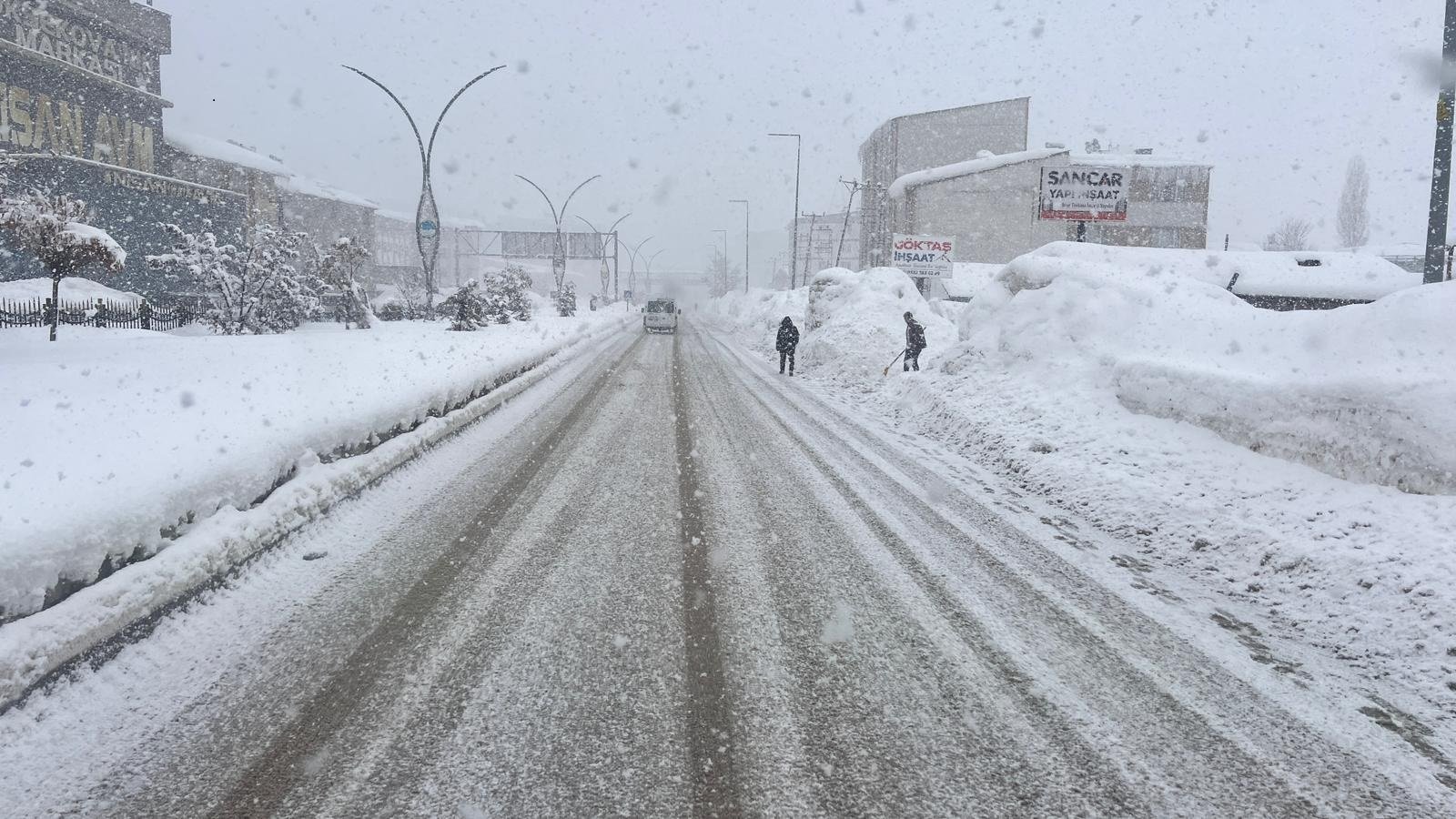 Hakkari Yüksekova kar yağışı