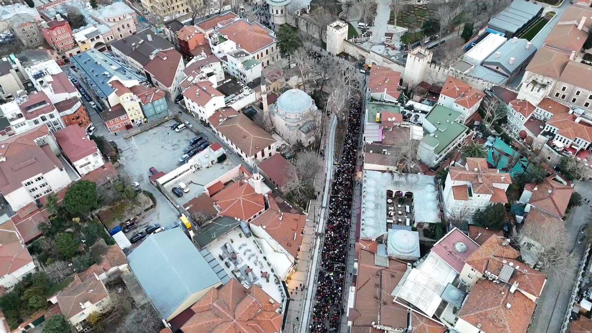 Galata Köprüsü Gazze Yürüyüşü