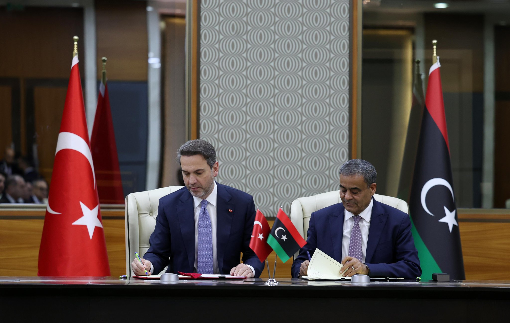 Türkiye Libya Mutabakat Zaptı imza töreni