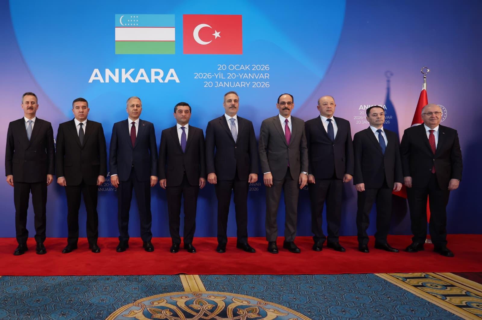 Hakan Fidan Özbekistan Dışişleri Bakanı Bahtiyor Saidov