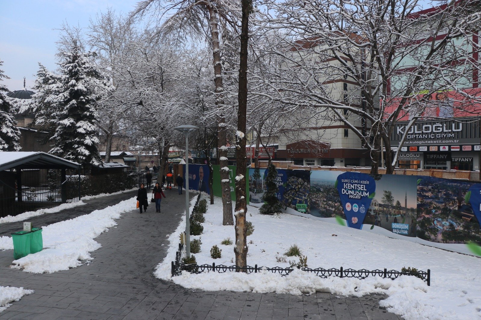 Kayseri kentsel dönüşüm alanından görüntüler