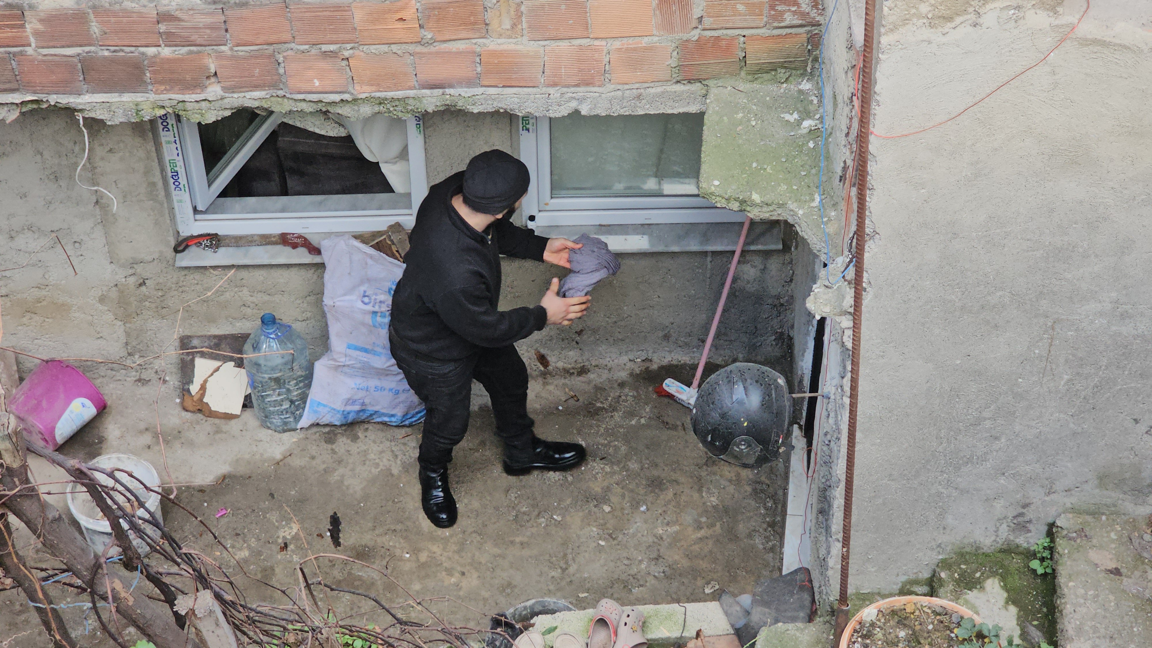 Zonguldak su basan ev dış görünüm