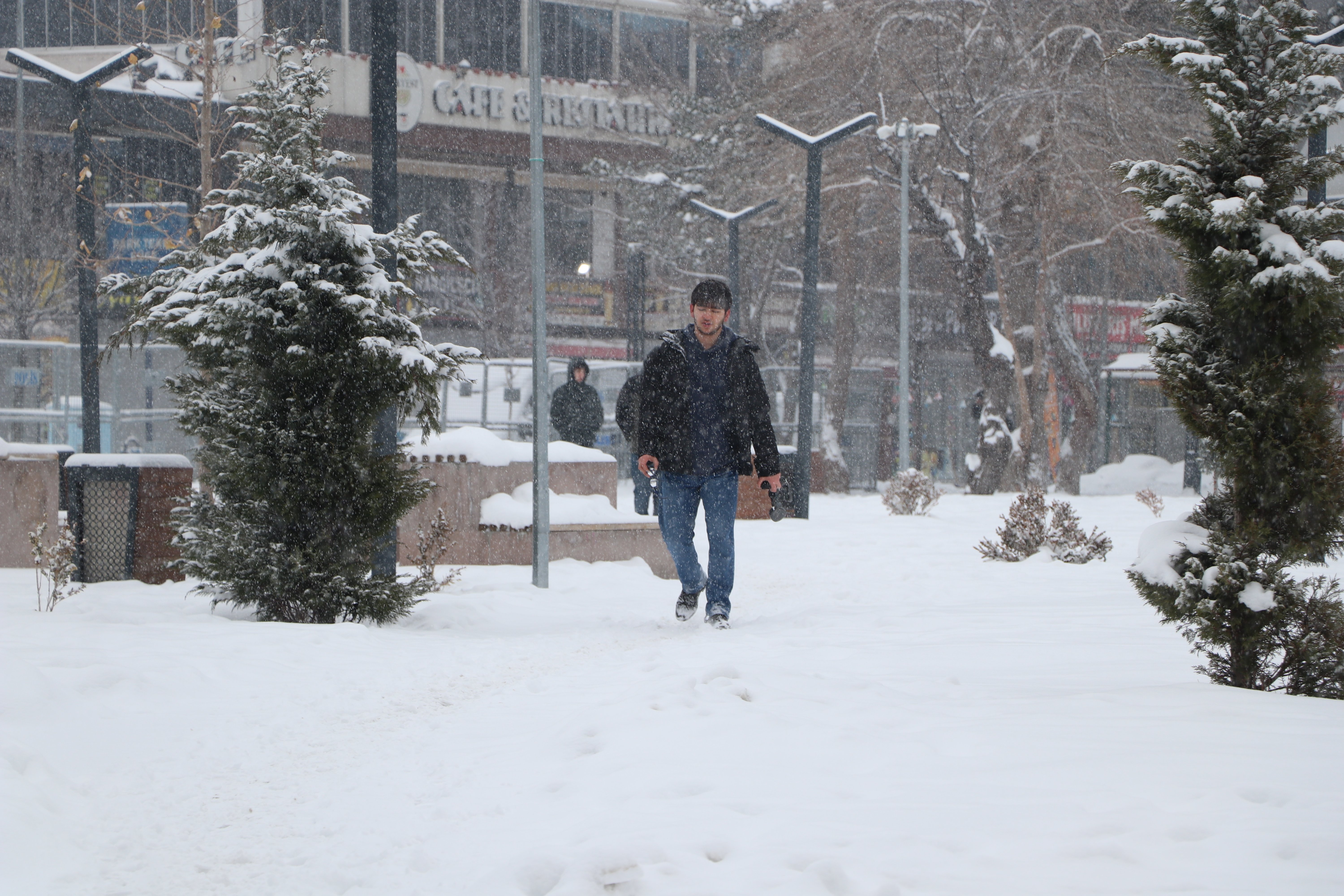 Van kar yağışı sonrası