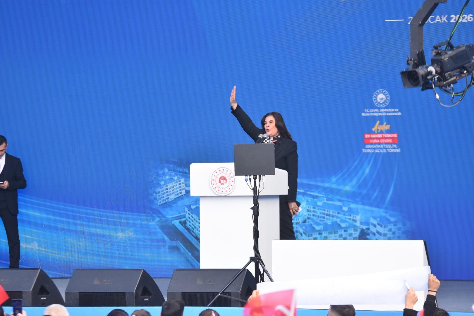 Cumhurbaşkanı Erdoğan ve beraberindekiler