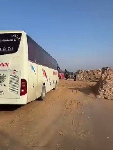 Halep SDG Tahliye Otobüsleri