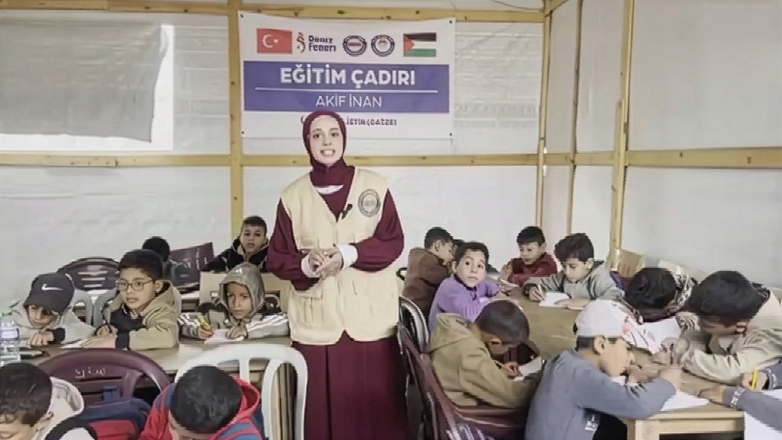 Eğitim-Bir-Sen Gazze Eğitim Çadırı