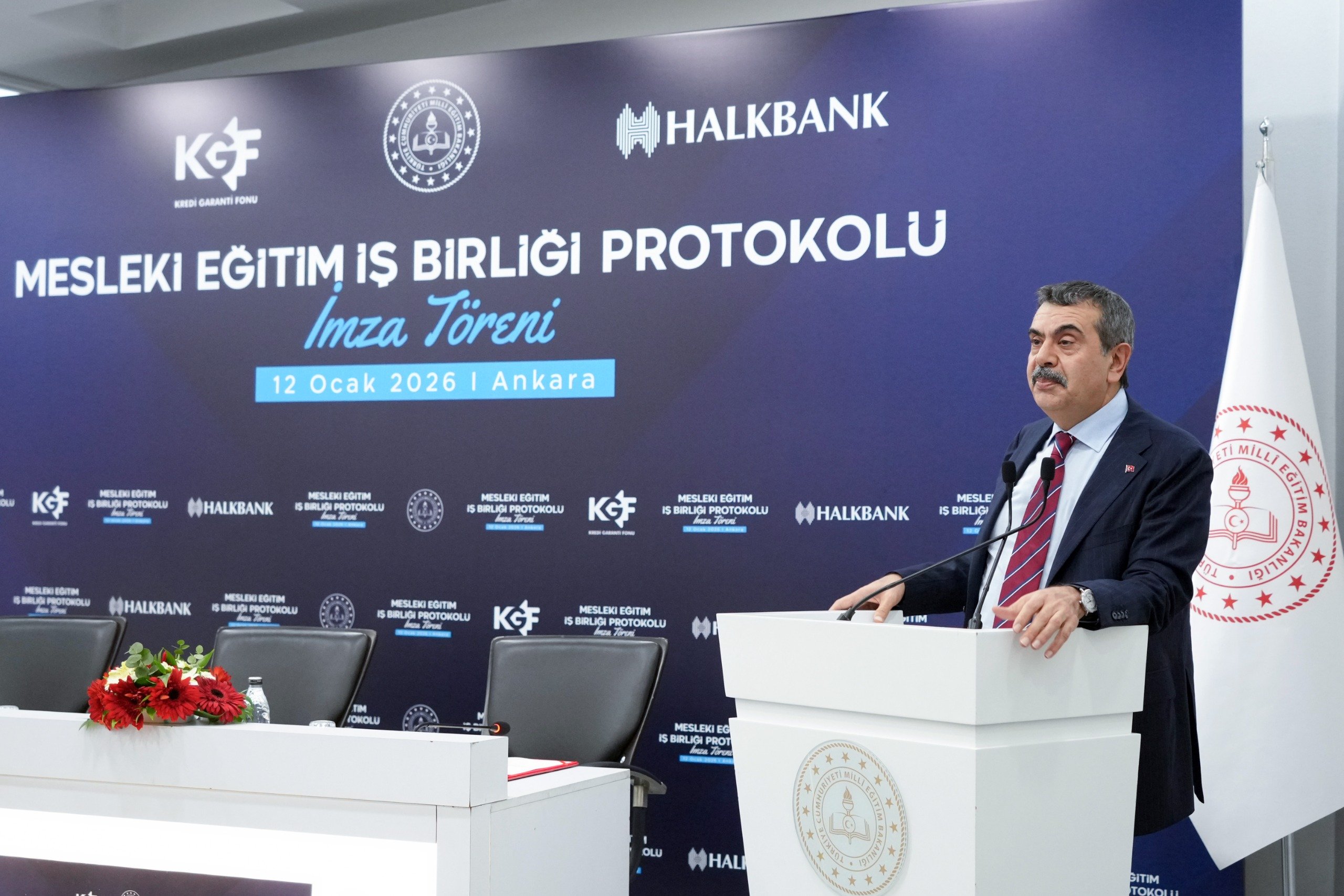 Milli Eğitim Bakanı Yusuf Tekin protokol imza töreni