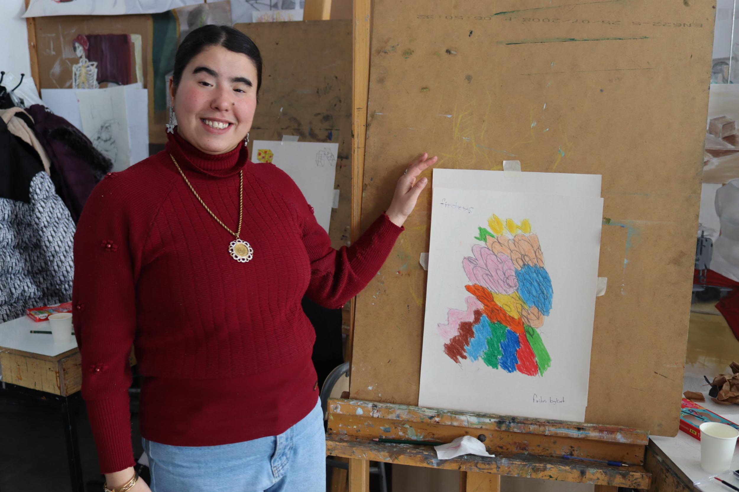 Engelli Gençler Sanat Atölyesi Aile Bakanlığı Projesi