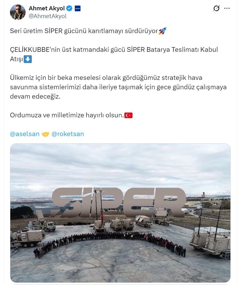 Haluk Görgün SİPER Hava Savunma Sistemi