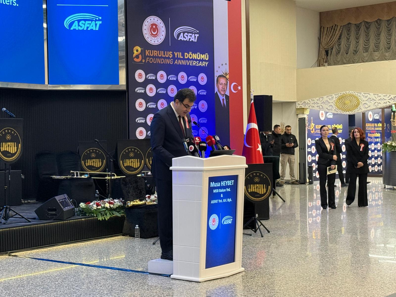 Milli Savunma Bakan Yardımcısı Musa Heybet konuşma yapıyor