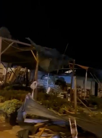 Samsun fırtınası trafo patlaması