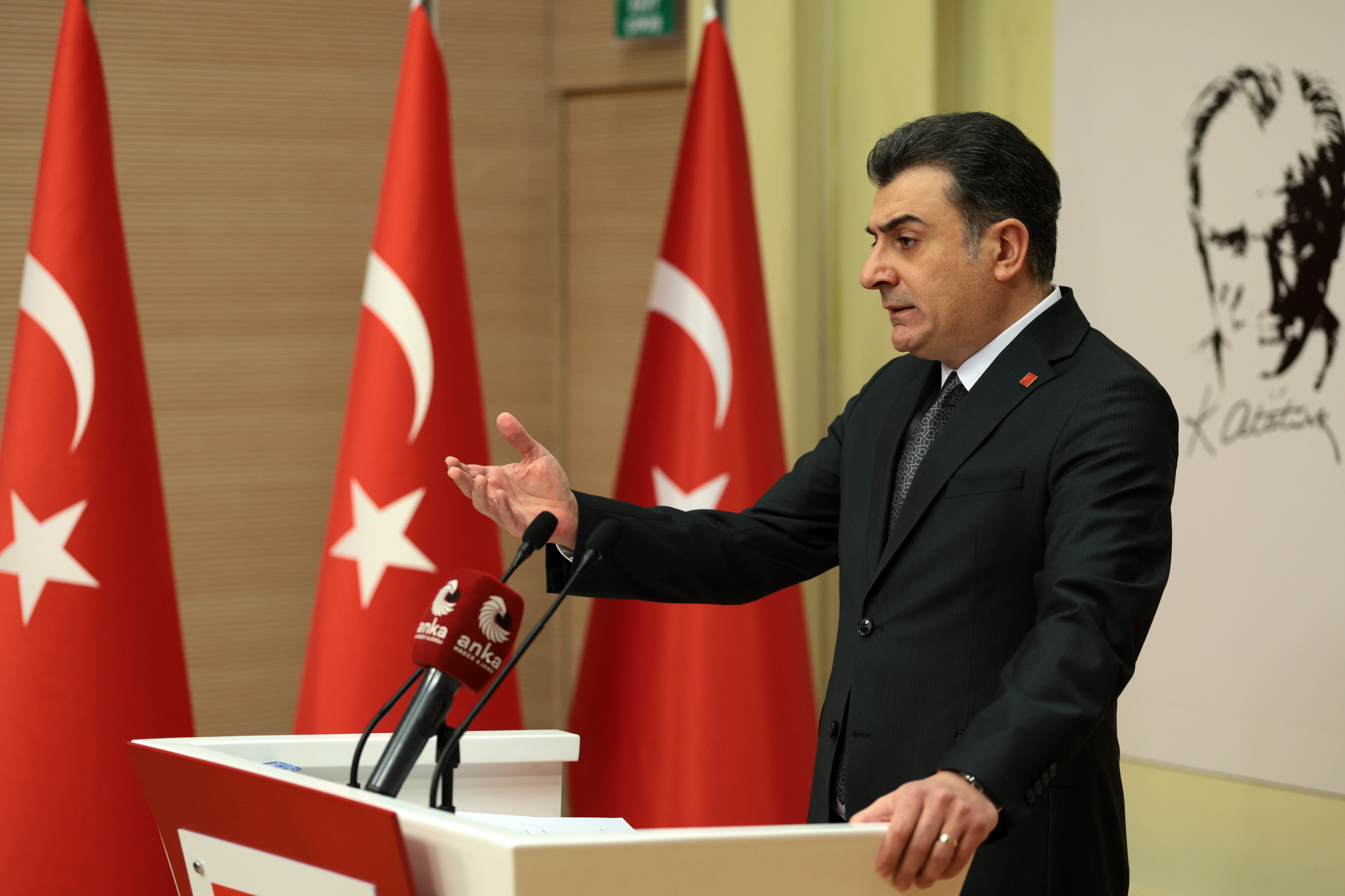 CHP Sözcüsü Zeynel Emre Basın Toplantısı