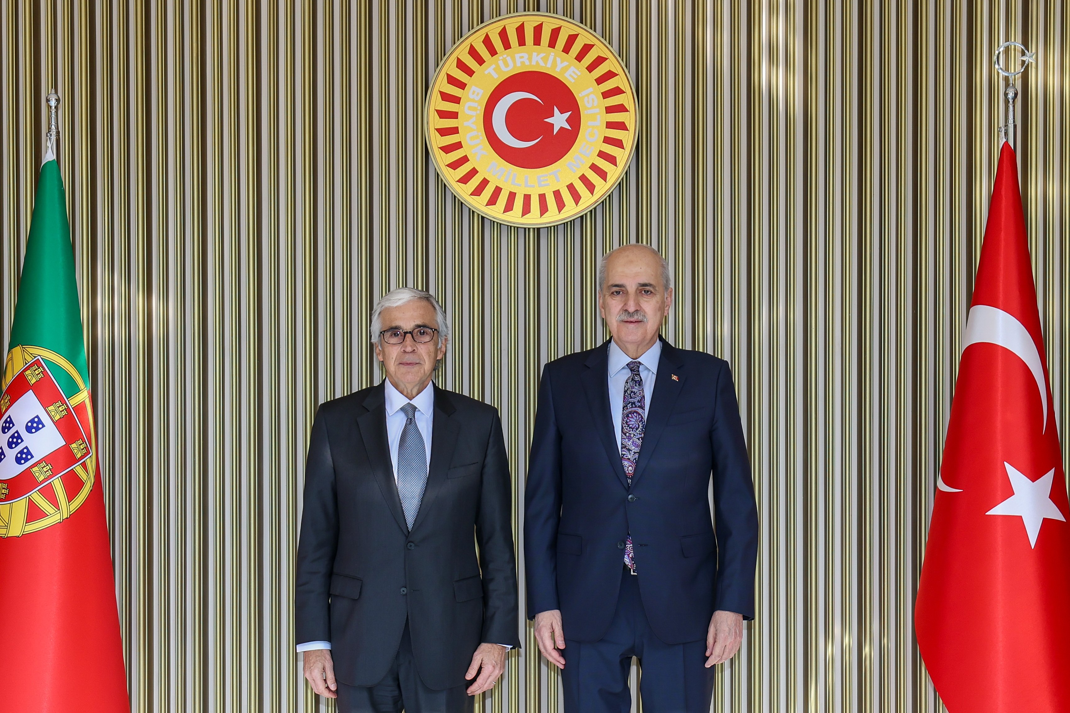 Portekiz Meclis Başkanı Jose Pedro Aguiar-Branco konuşma yapıyor