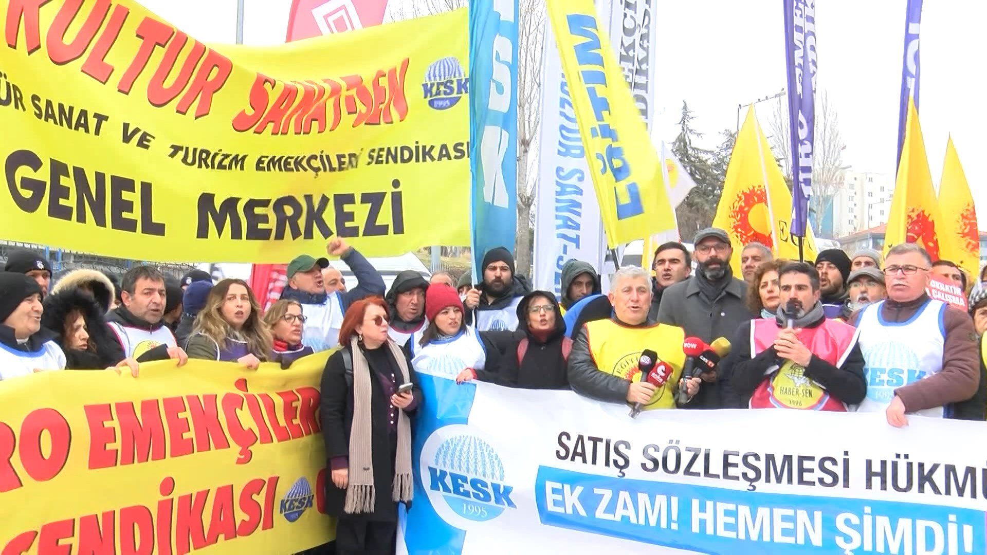 KESK Ek Zam Eylemi Ankara