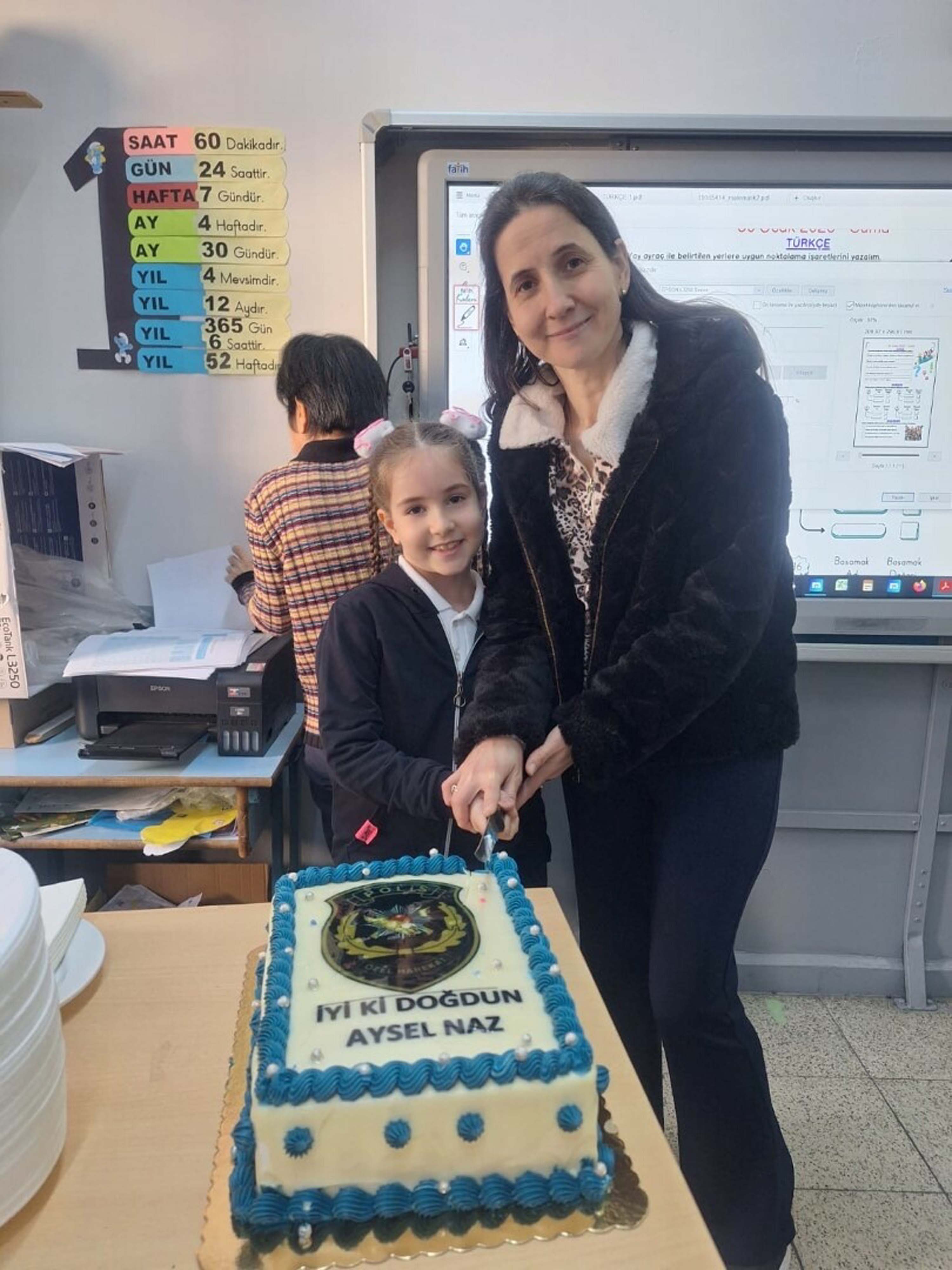 Şehit polis kızı Asel Naz Aygün doğum günü