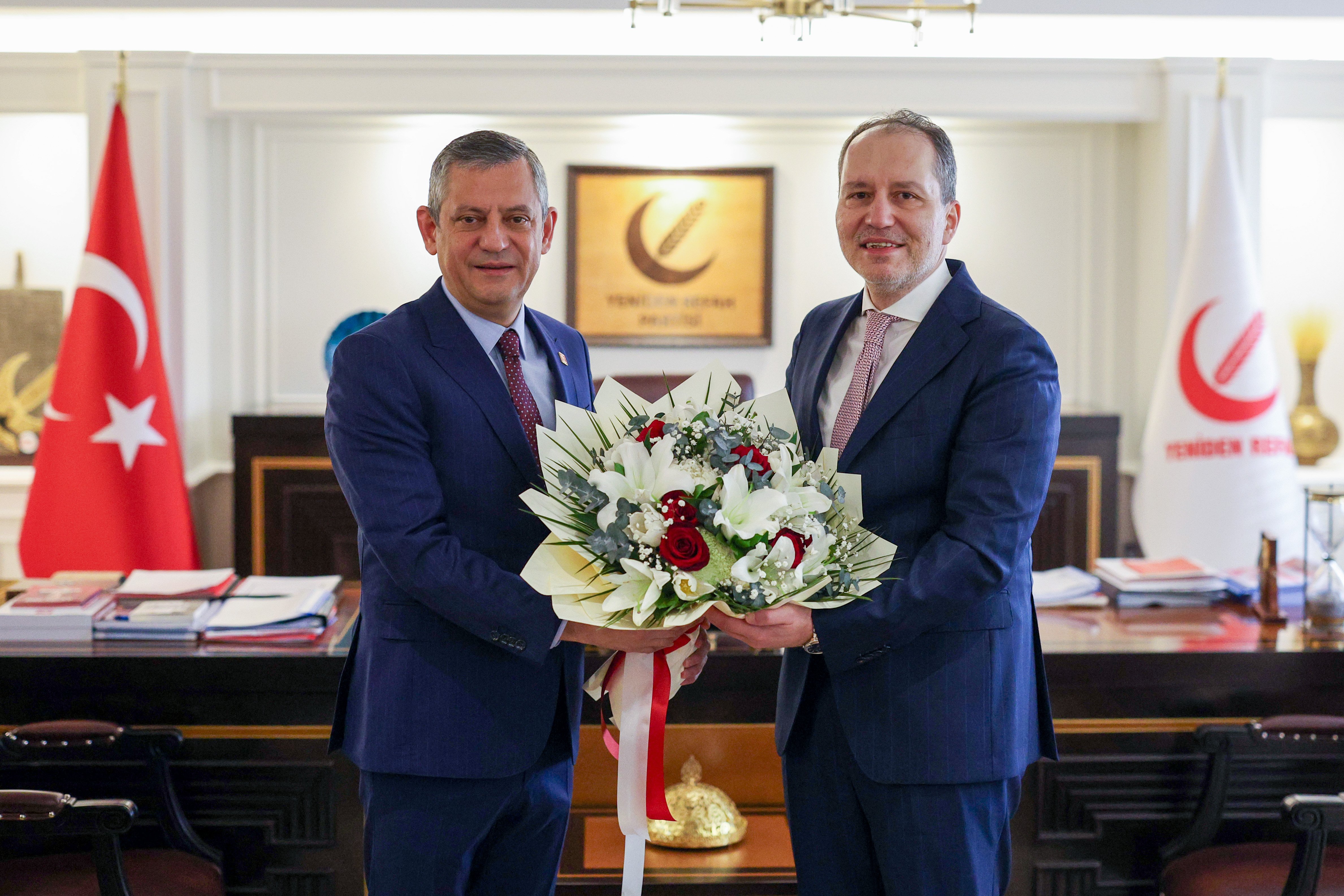 Özgür Özel Fatih Erbakan ziyareti