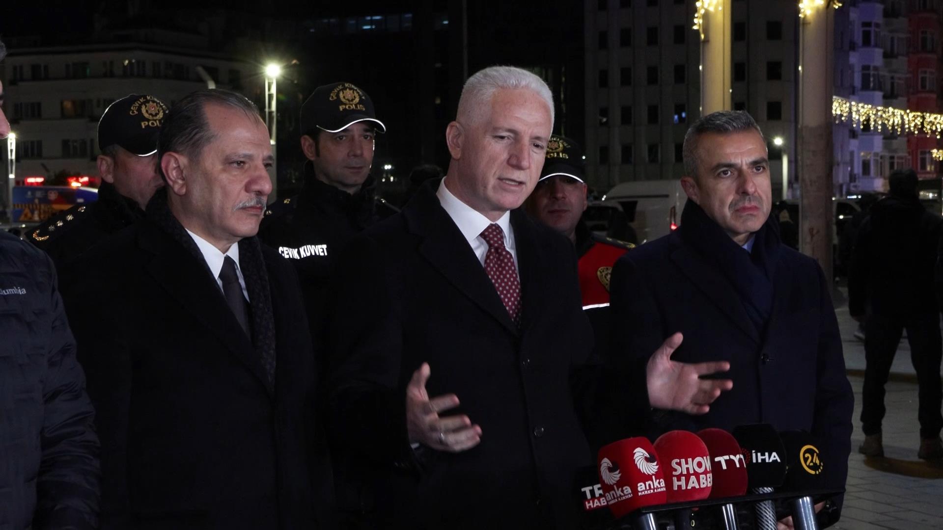 İstanbul yılbaşı güvenlik tedbirleri Taksim