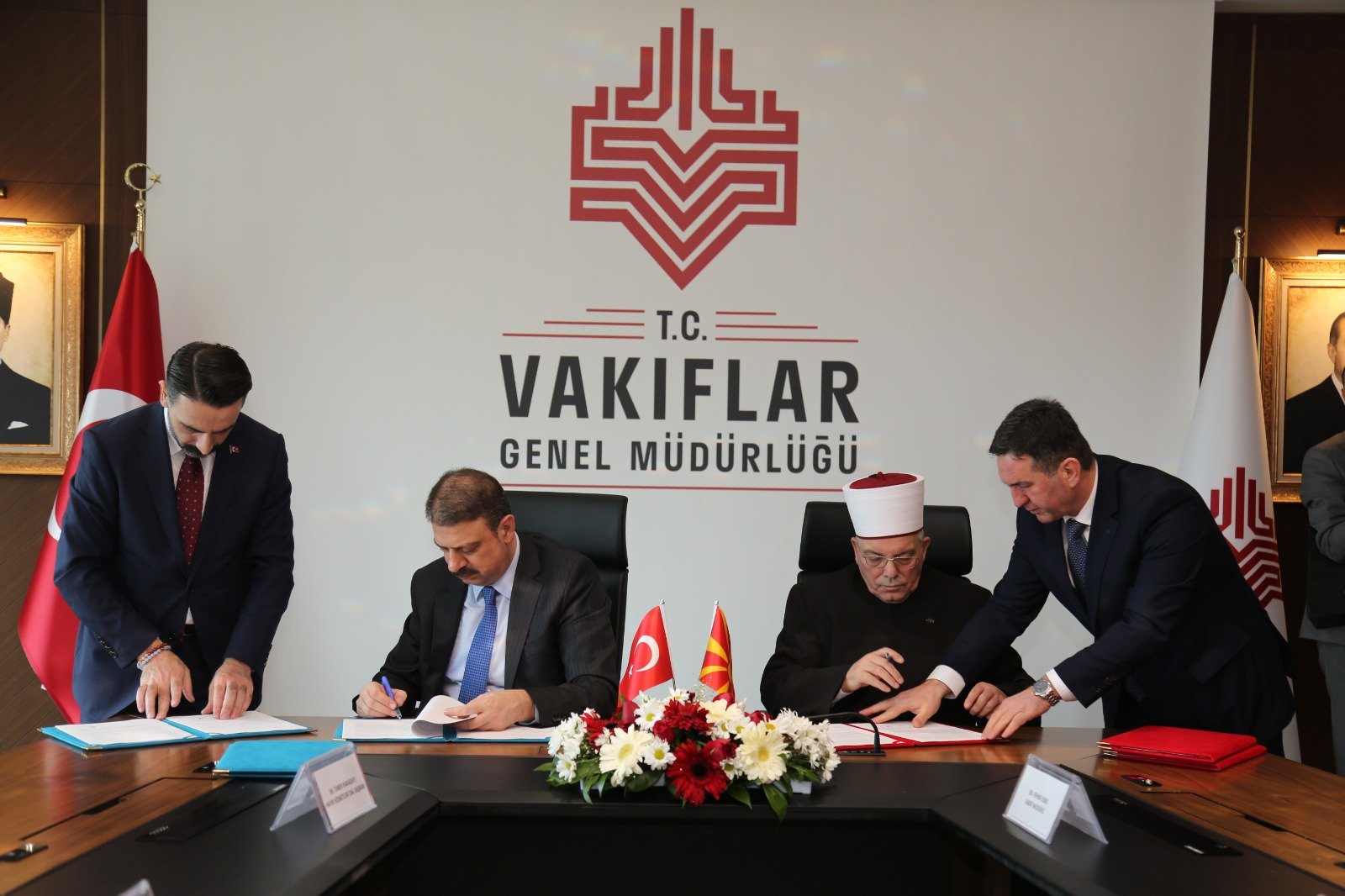 Kuzey Makedonya Osmanlı camileri restorasyon protokolü imza töreni