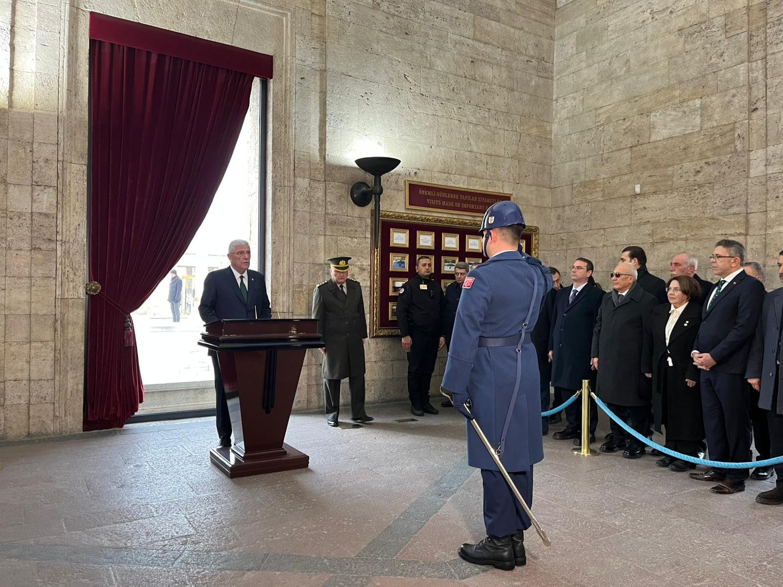İYİ Parti Müsavat Dervişoğlu Anıtkabir ziyareti