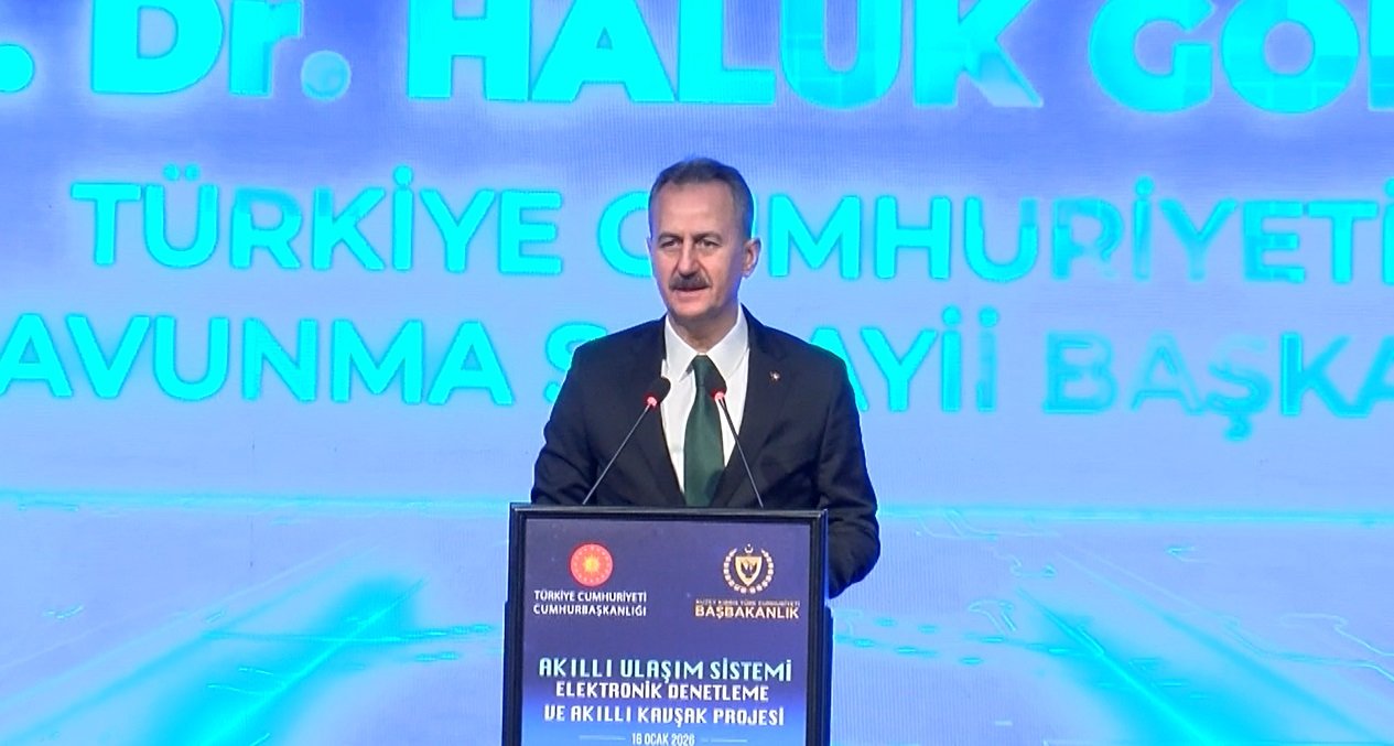 KKTC Başbakanı Ünal Üstel Akıllı Ulaşım Sistemi