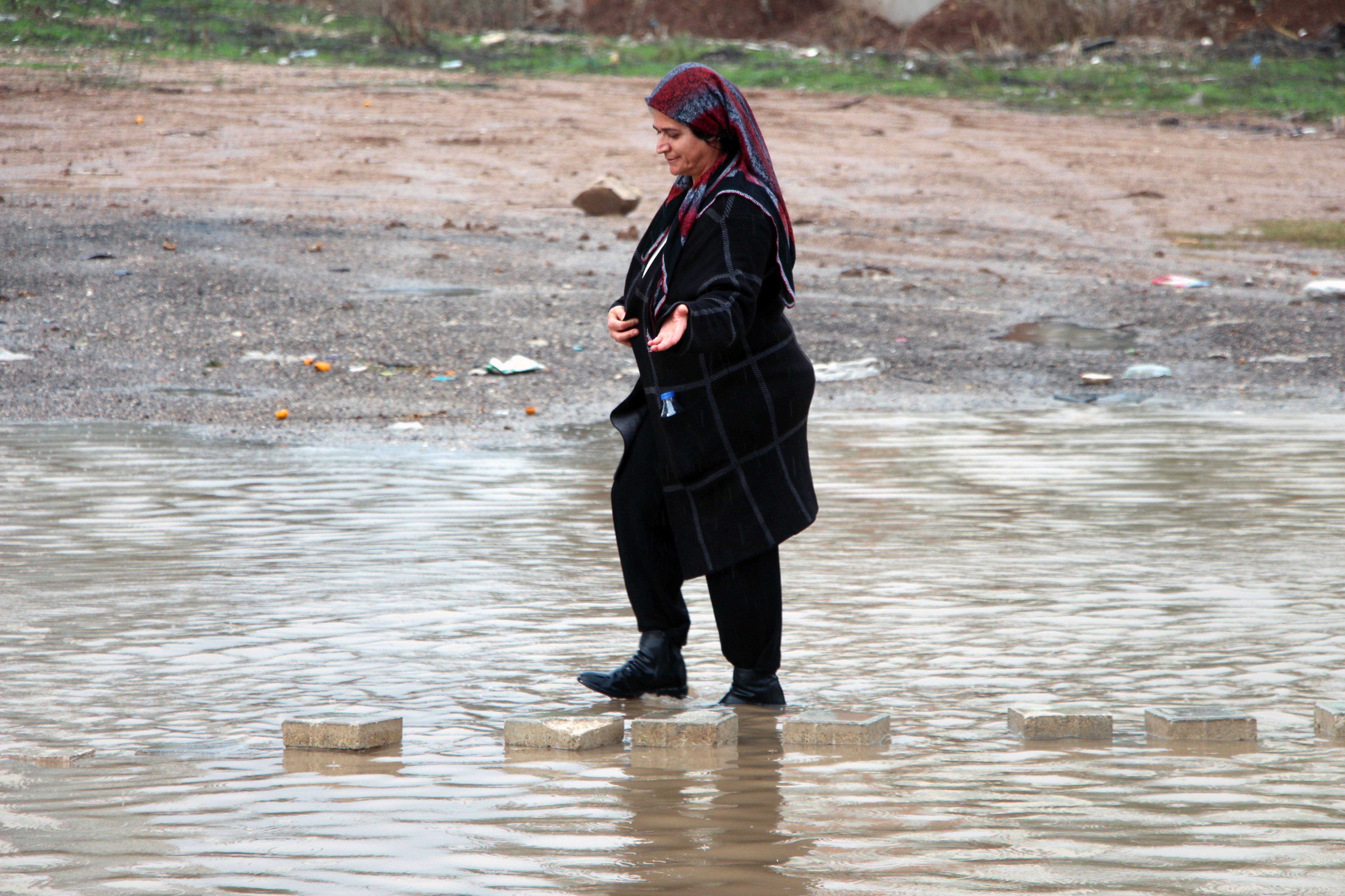 Adana Seyhan ilçesi yağmur suyu