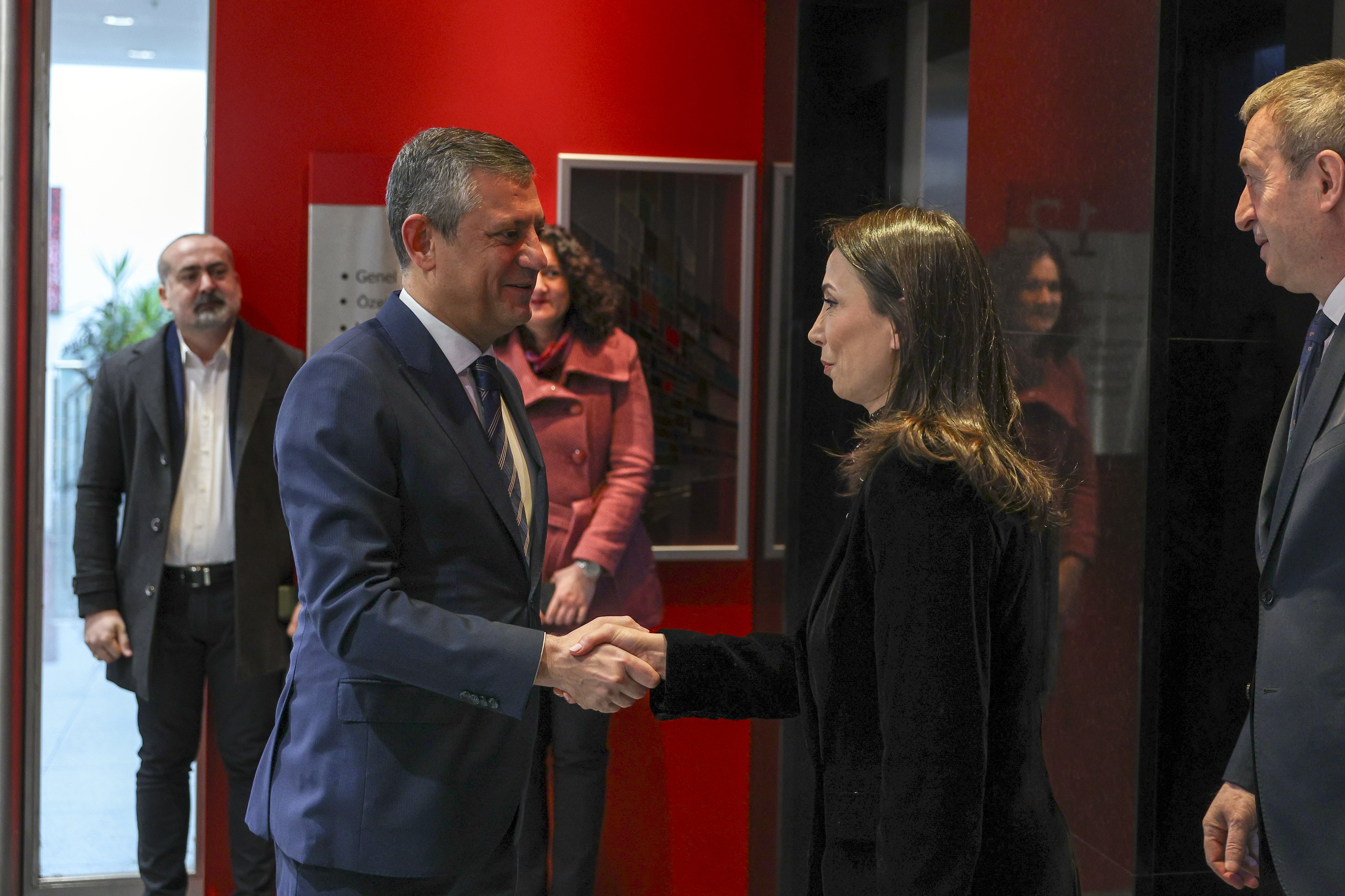 DEM Parti CHP ziyareti Özgür Özel Tülay Hatimoğulları Tuncer Bakırhan