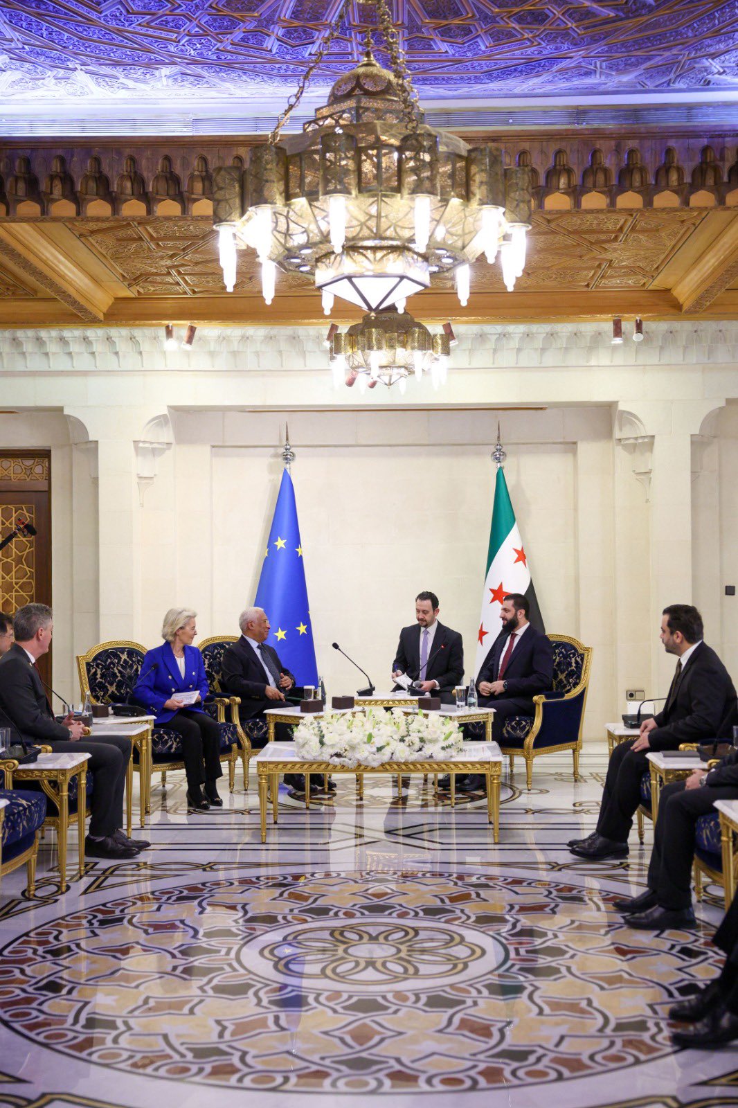 AB Konseyi Başkanı Antonio Costa Suriye ziyareti