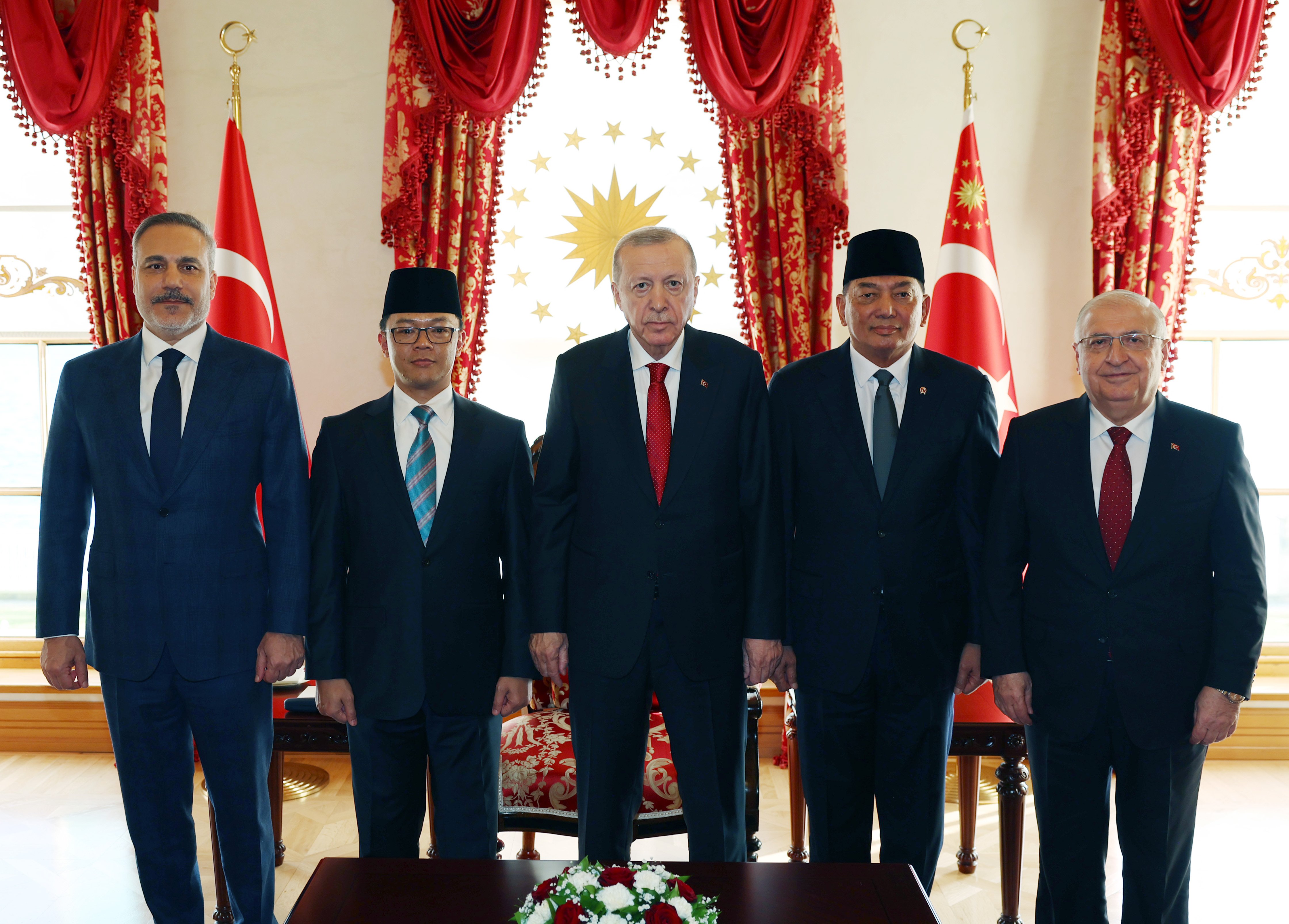 Cumhurbaşkanı Erdoğan Endonezya Bakanları Kabulü