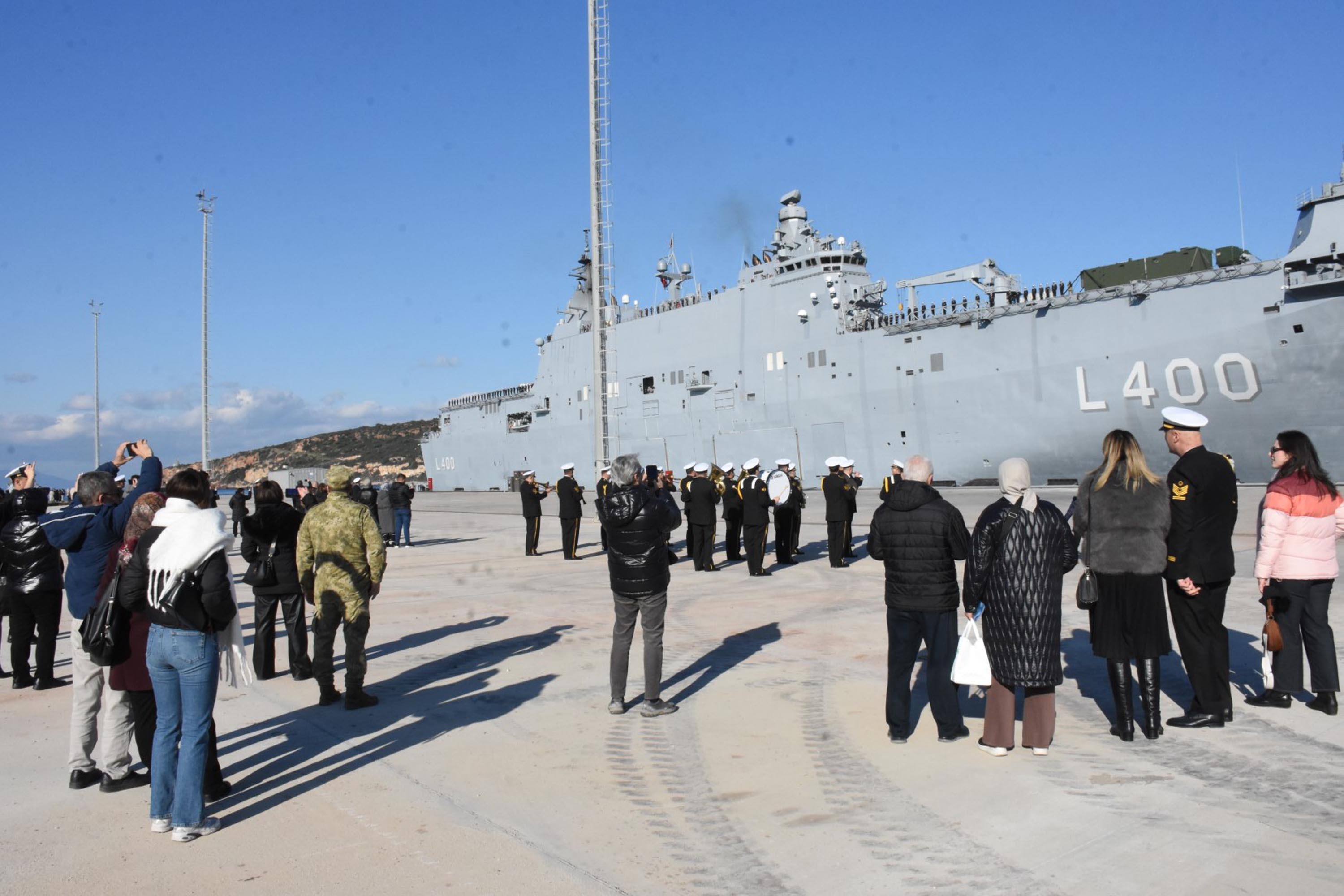 Görev kuvveti denize açılıyor