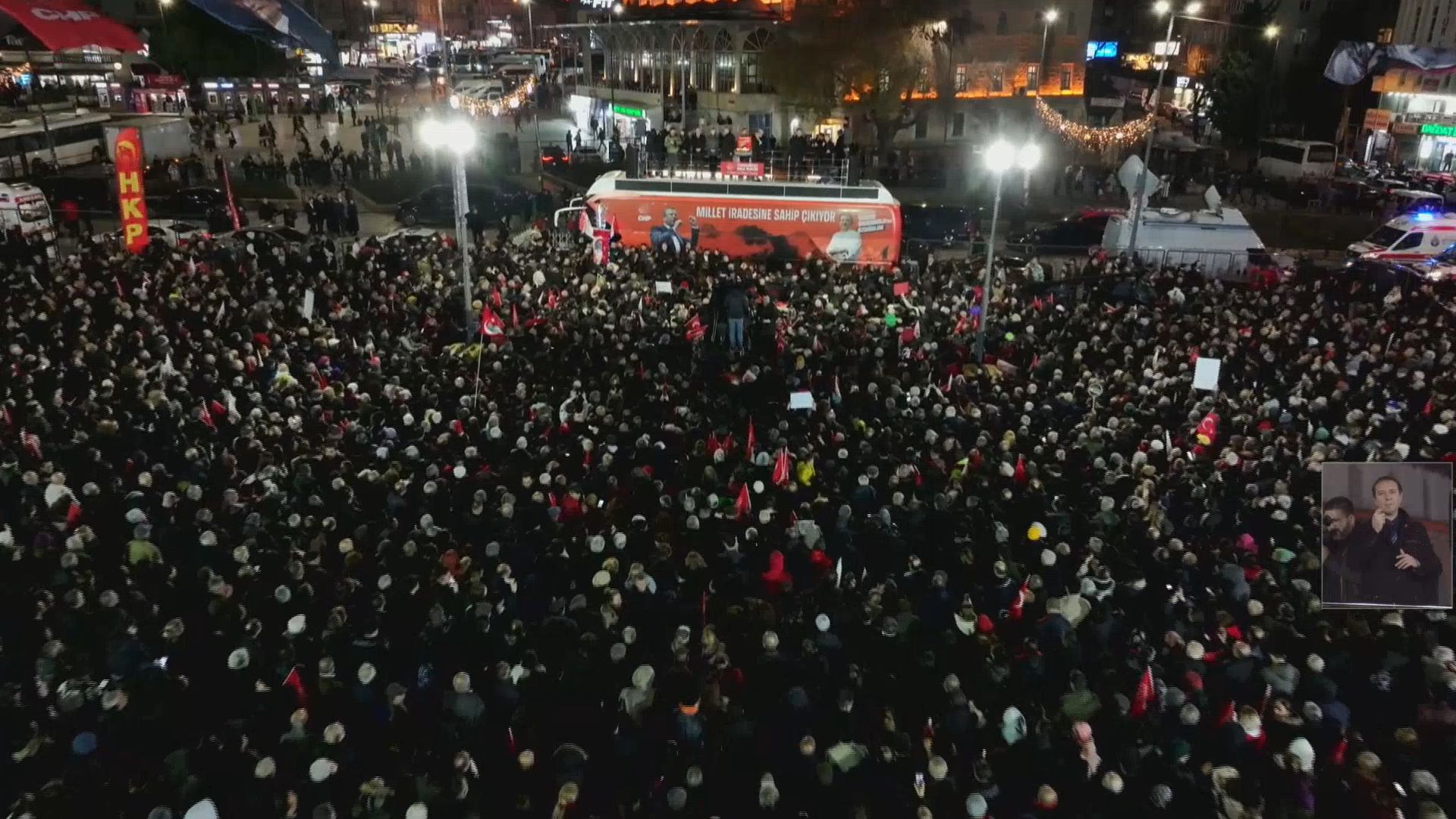 Özgür Özel Bağcılar Mitingi