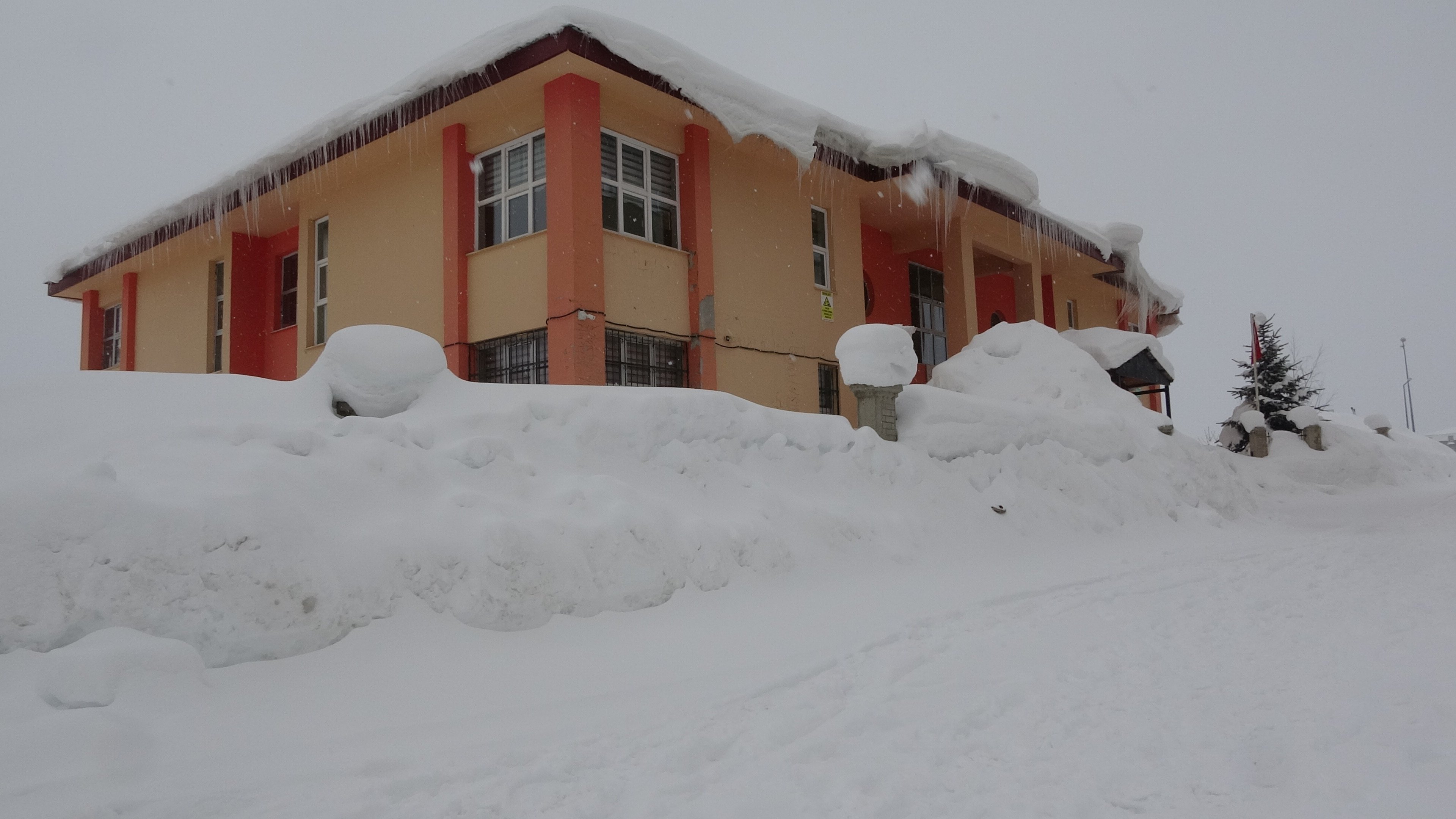 Bitlis köy yolu kar