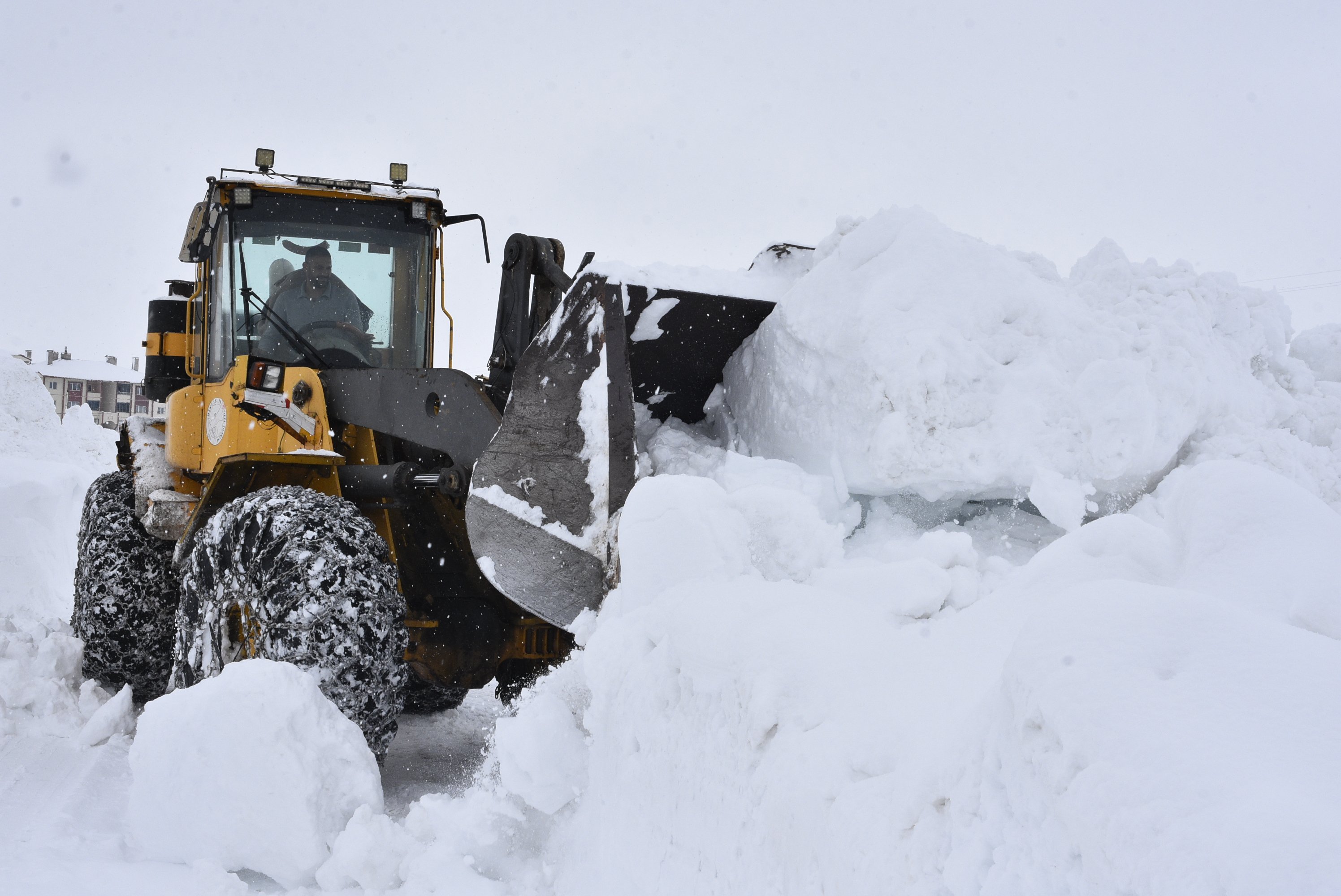 Bitlis kar mücadelesi ekipleri