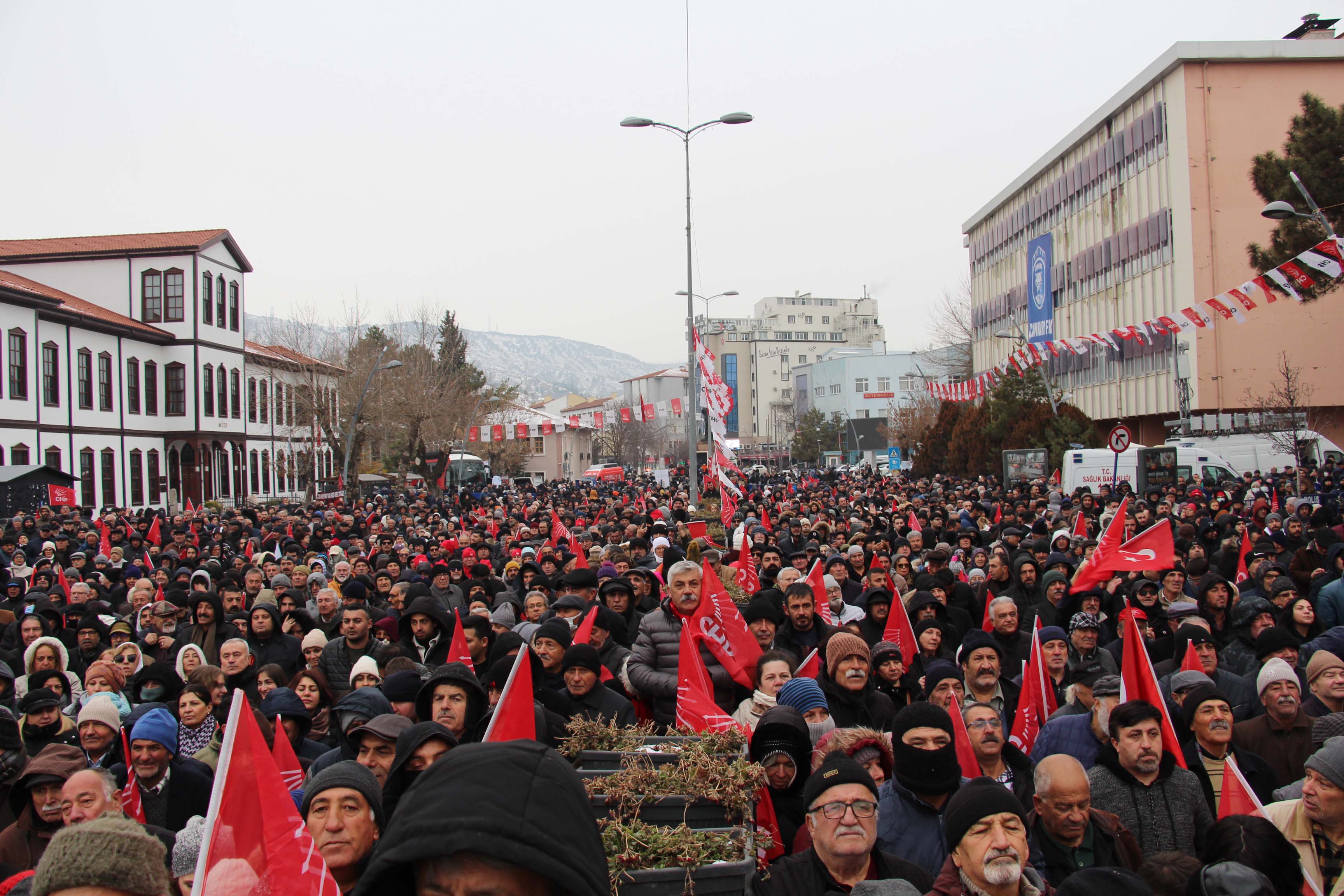 CHP Çankırı mitingi genel görünüm