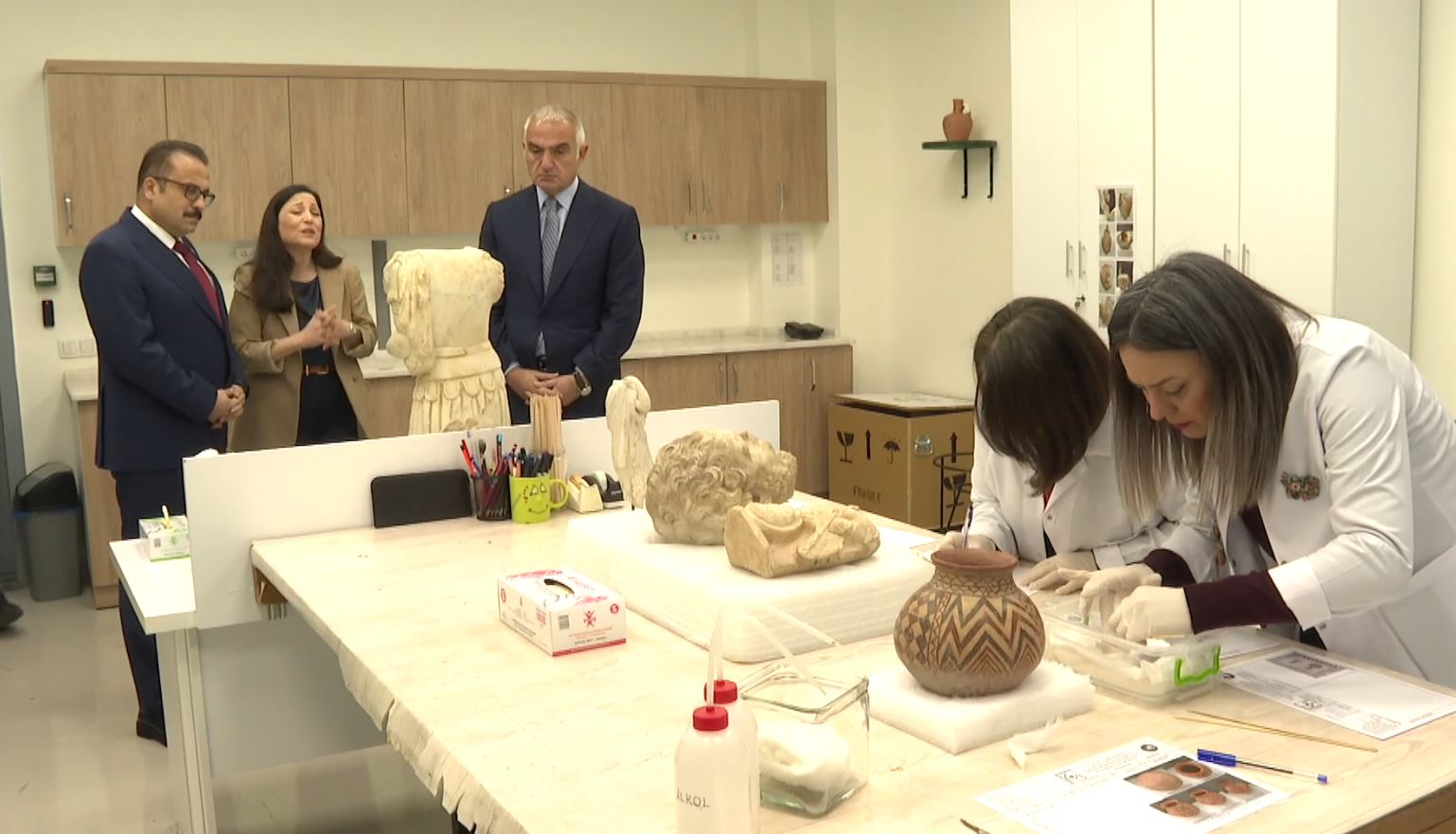 Konservasyon Laboratuvarı Çalışmaları