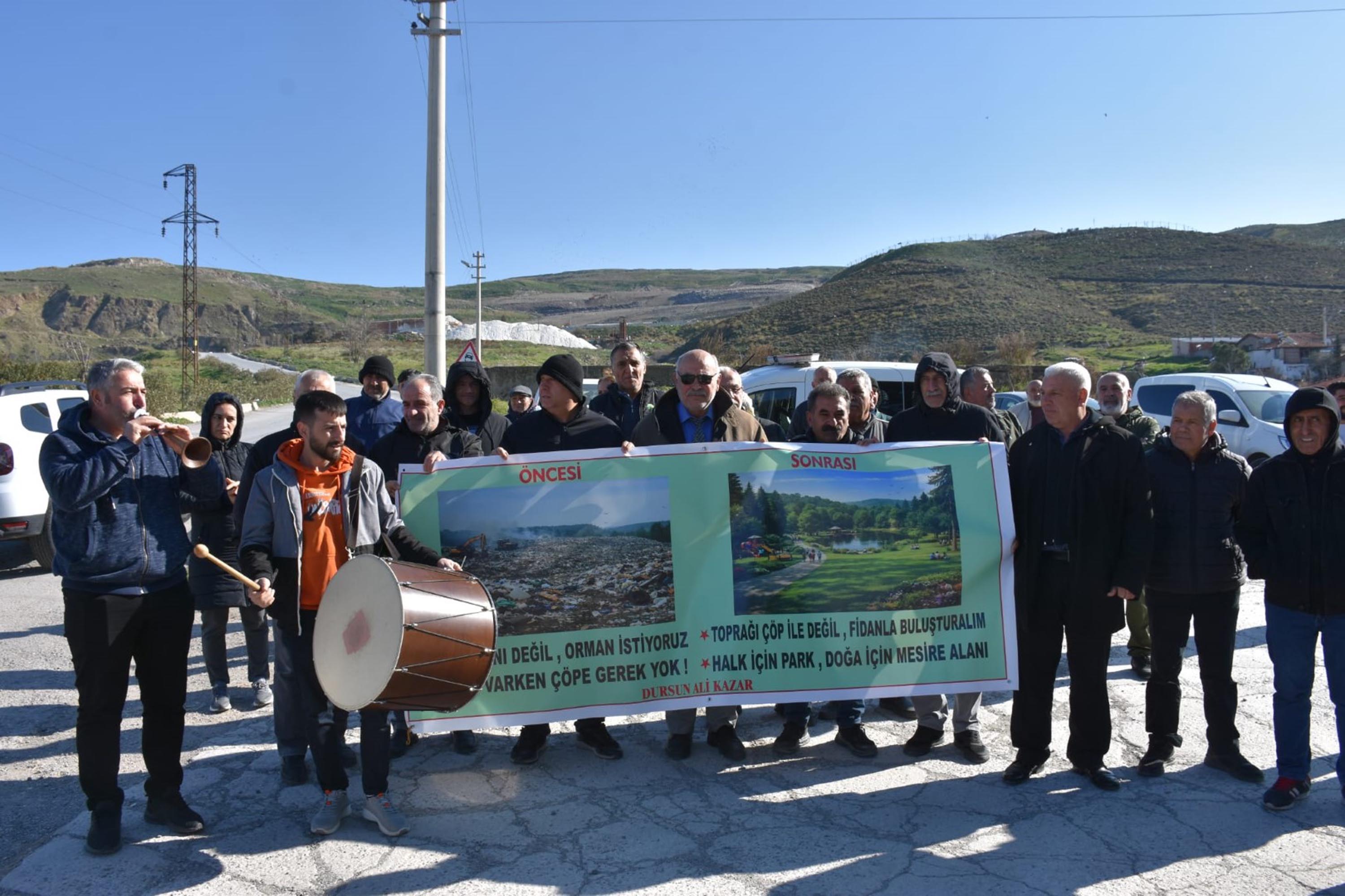 Harmandalı çöplüğü protesto sonrası