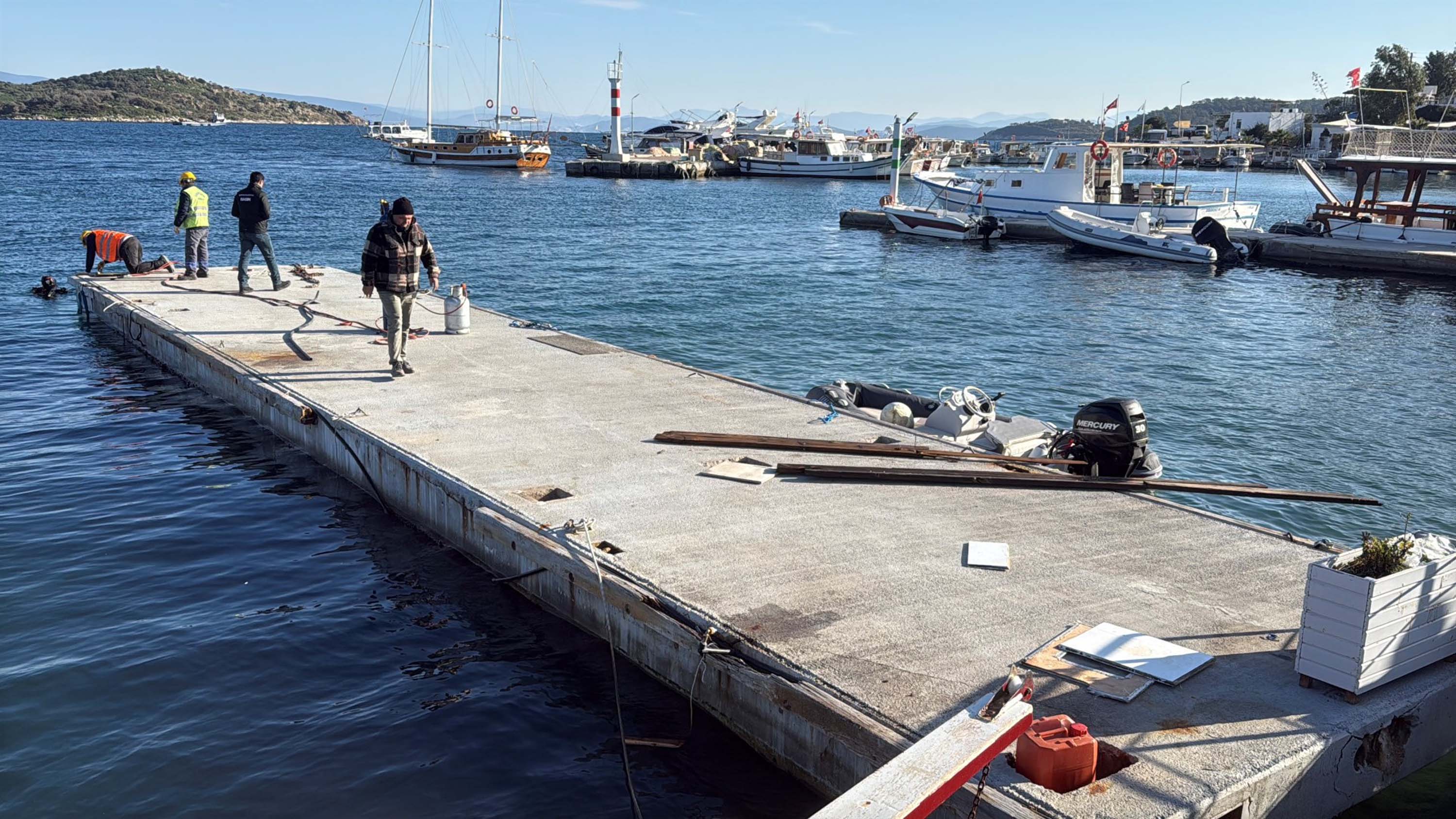 Bodrum sahil güvenlik kaçak liman