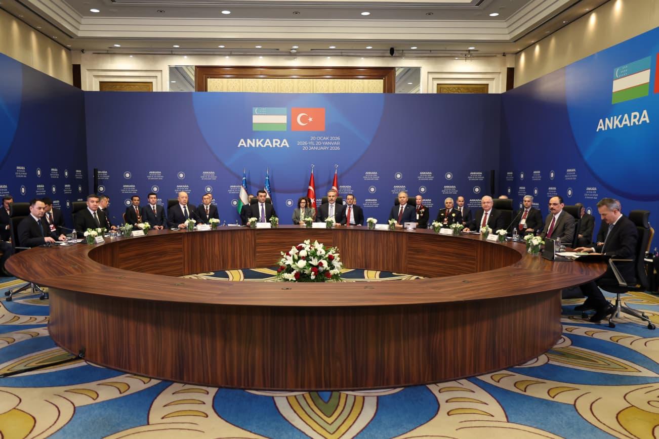 Türkiye Özbekistan 4+4 Mekanizması Toplantısı Ankara